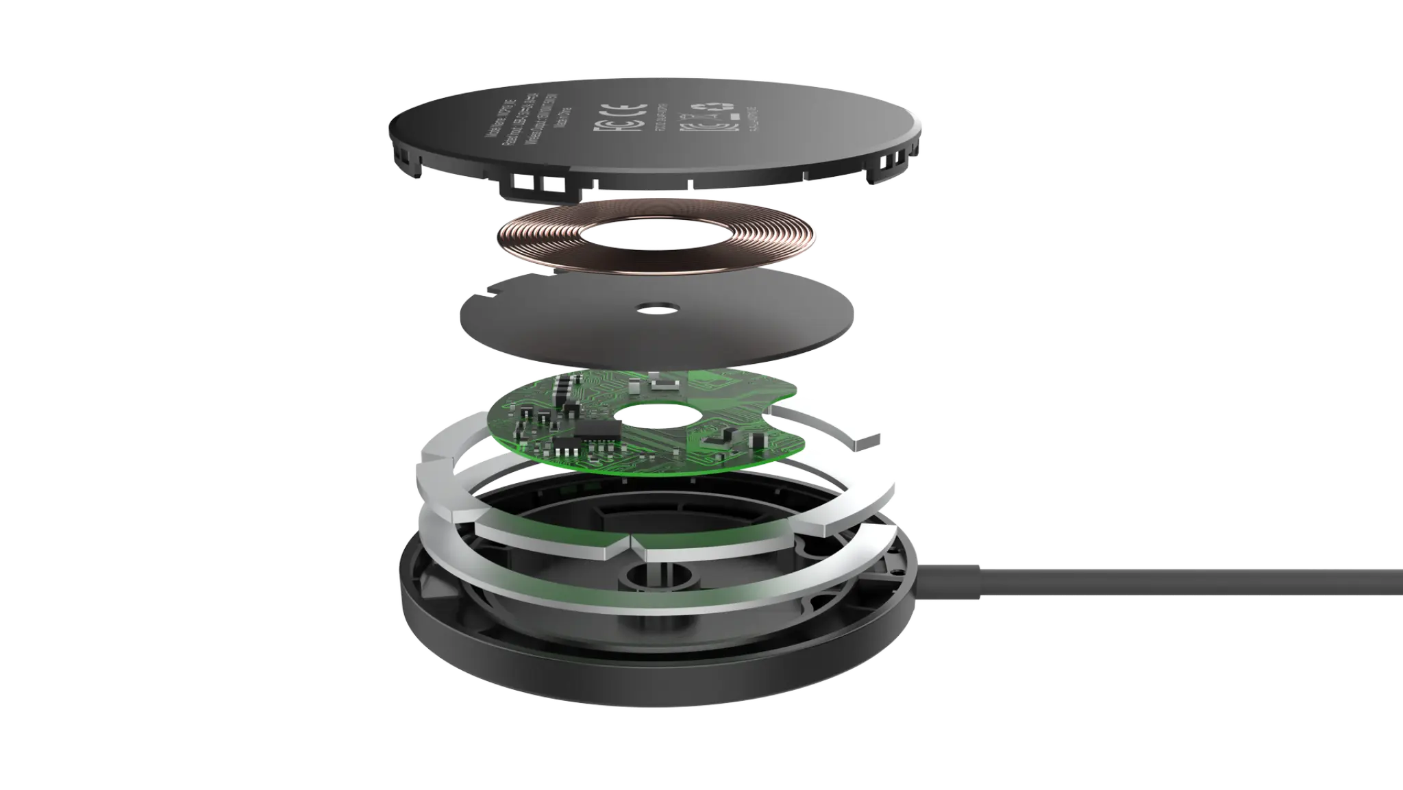 Energizer 15W magnetisk trådlös laddare. Svart