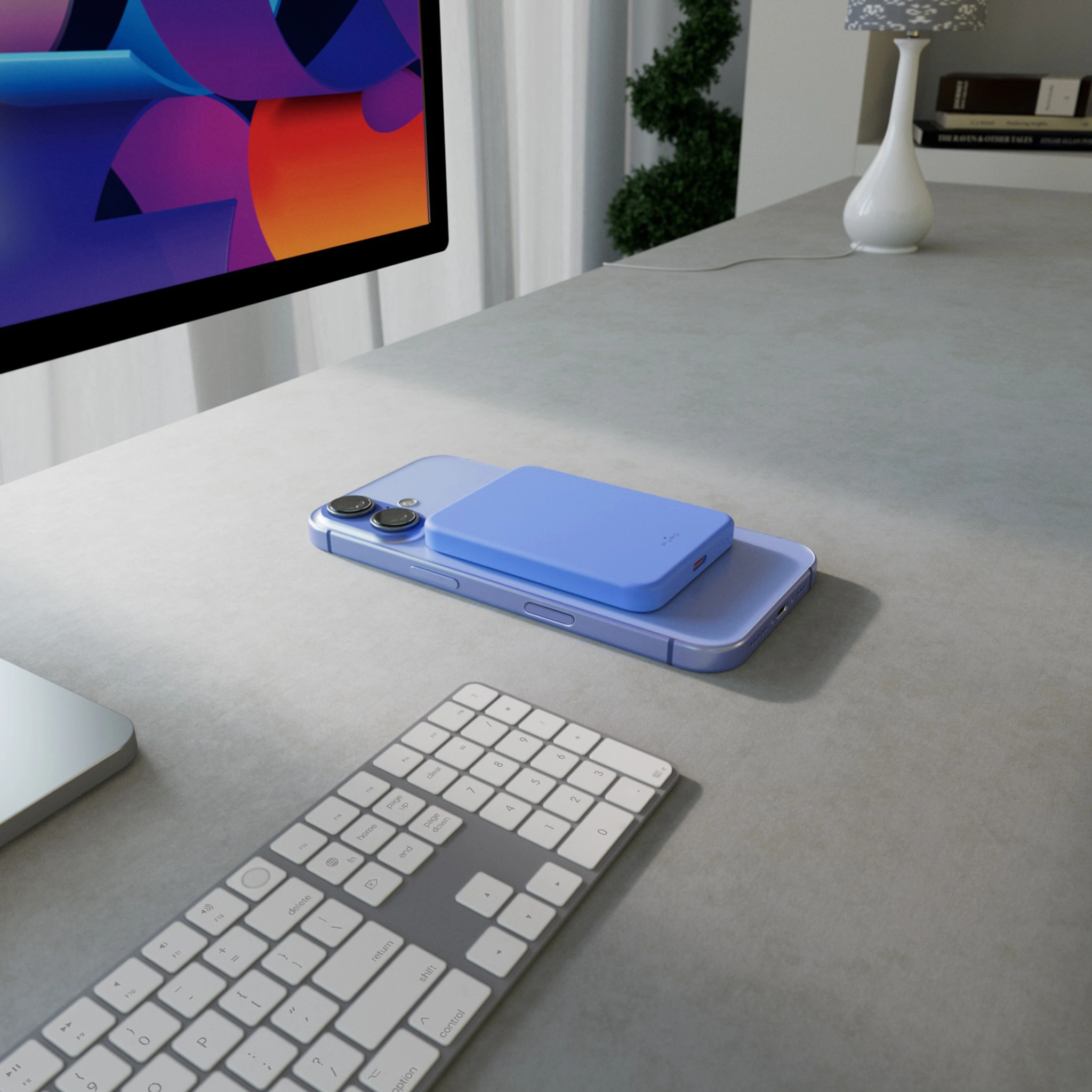 PURO Power Bank Wireless "Mini Power Mag" 4200 mAh för iPhone