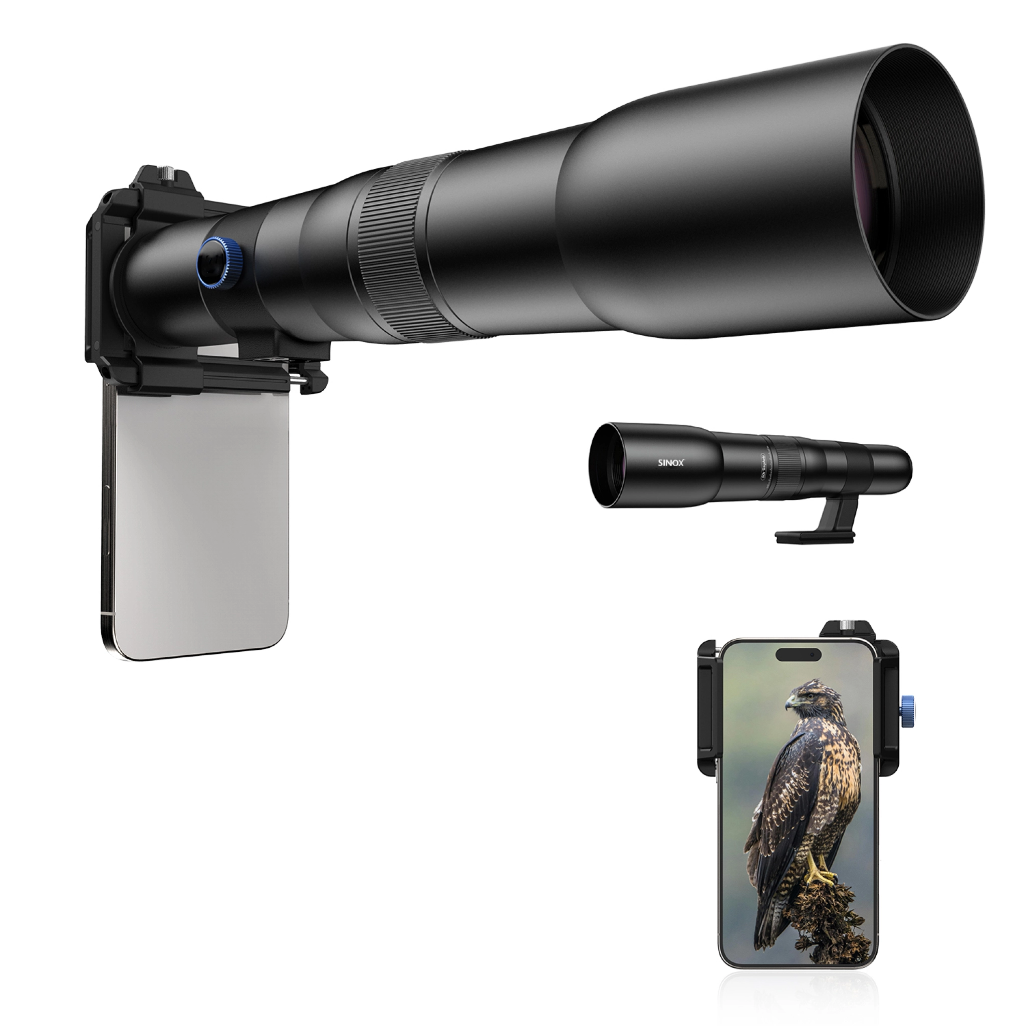 Sinox Lifestyle 50x Teleobjektiv Kit. Svart