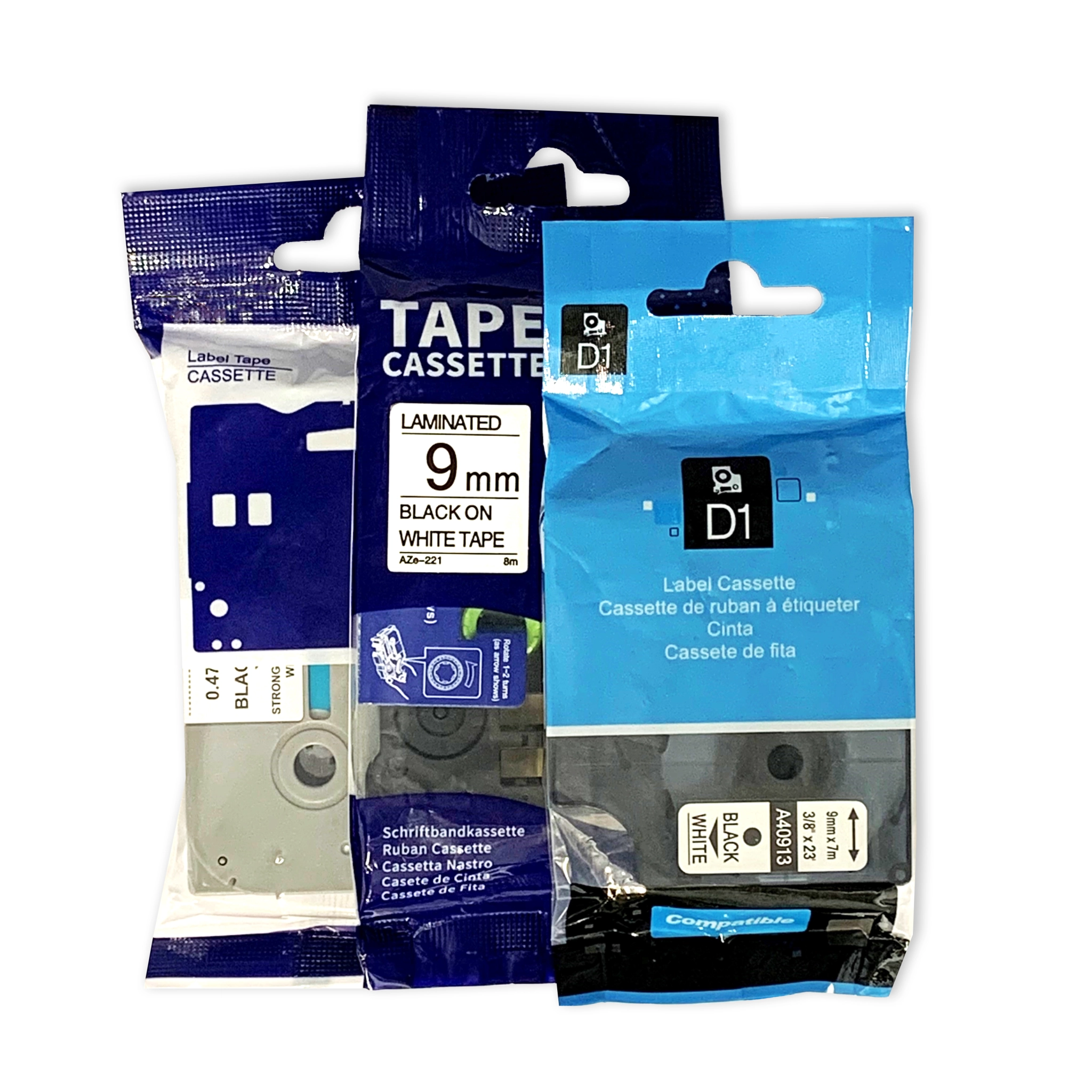 SX Compatible Brother BTZE111 Tape. Black 6mm x 8m