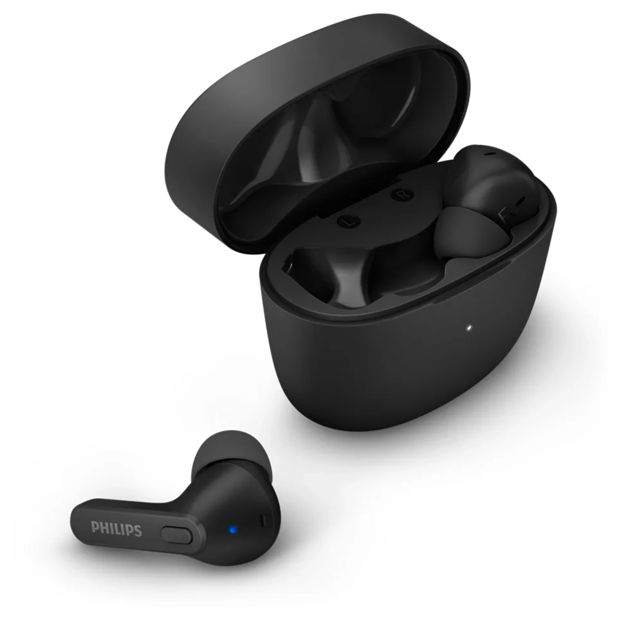 Philips True Wireless In-ear hörlurar. Svart