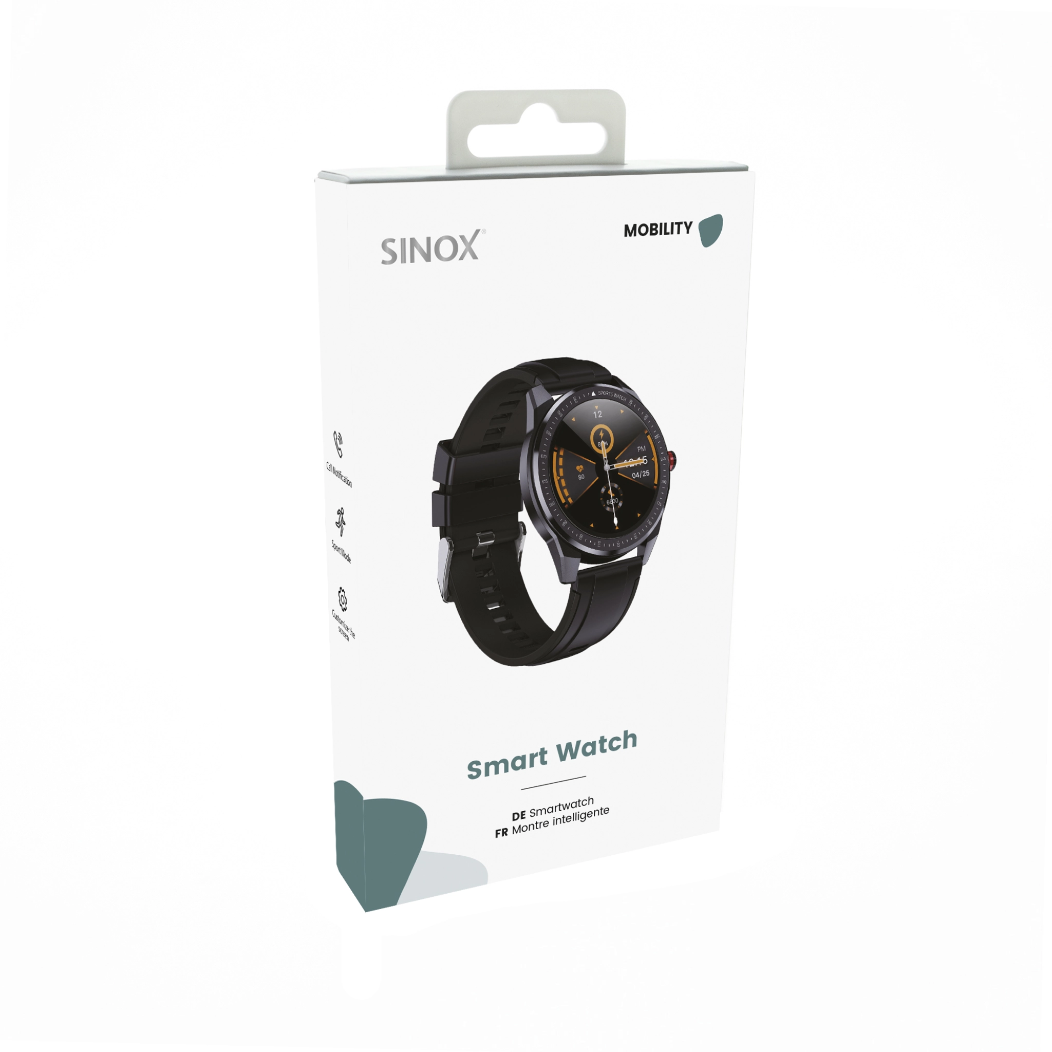 Sinox Lifestyle SPORT smartwatch. Svart Sinox Lifestyle SPORT smartwatch. Svart