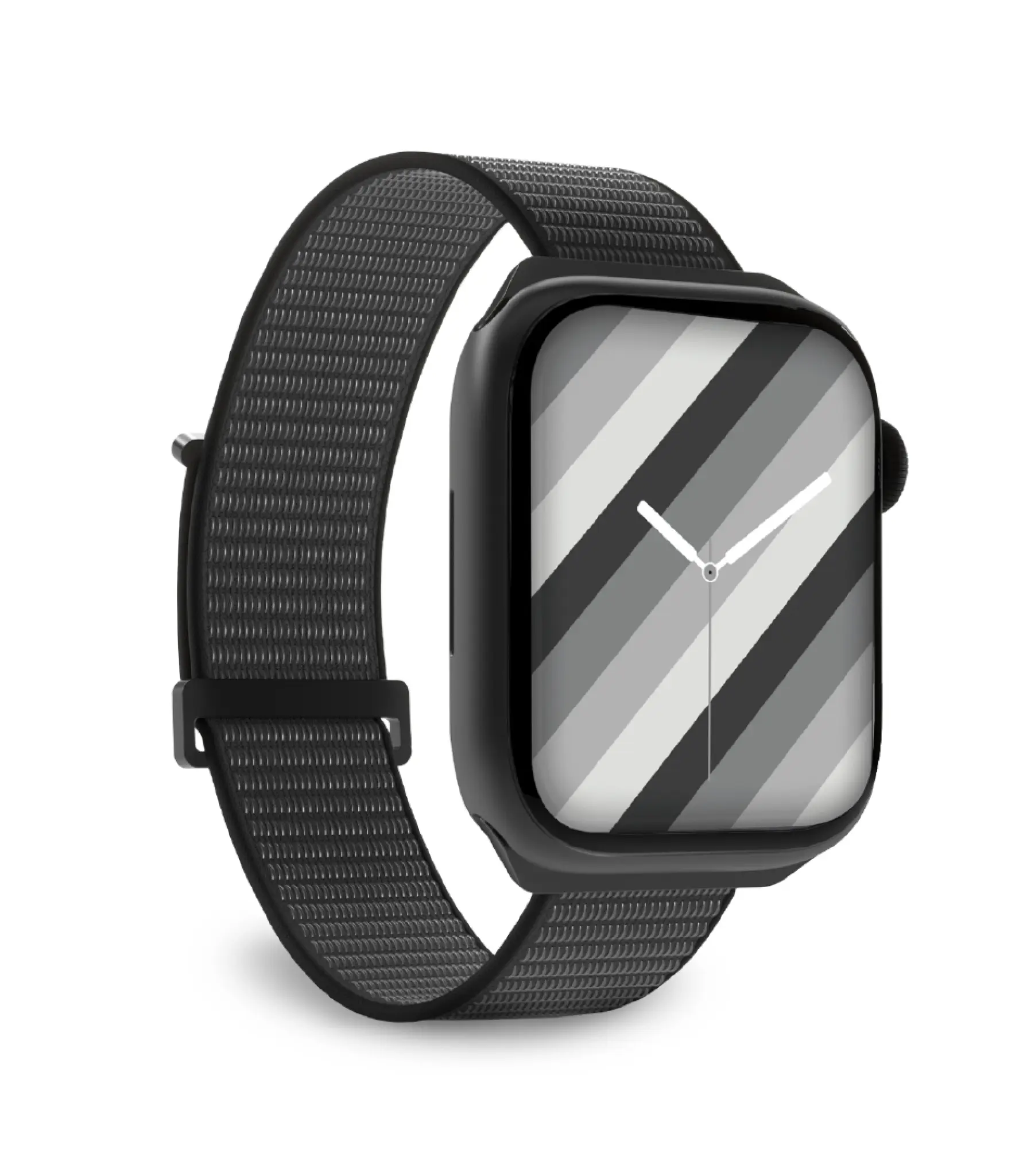 SBS silikonarmband för Apple Watch 38/40/41mm. Svart