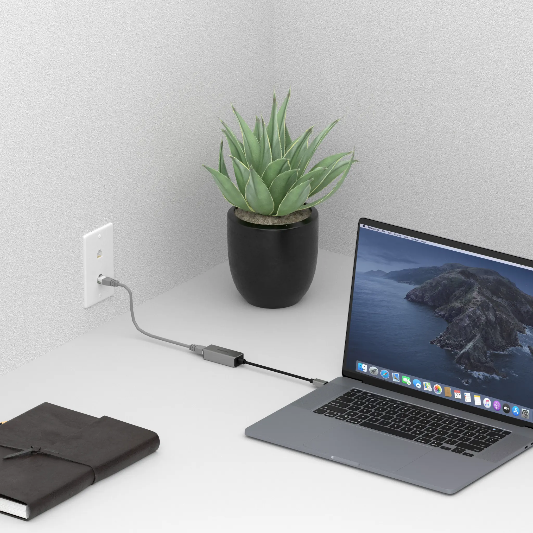Marmitek USB-C till Ethernet adapter. 0,15m