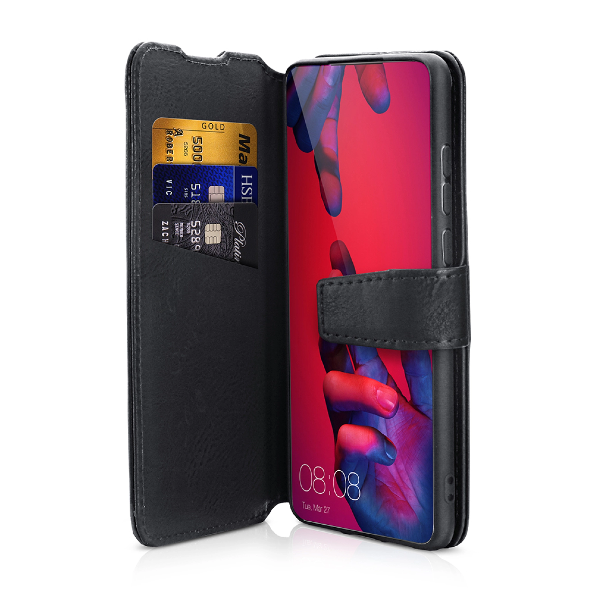 ITSKINS BOOK skal för Huawei P30®. Svart