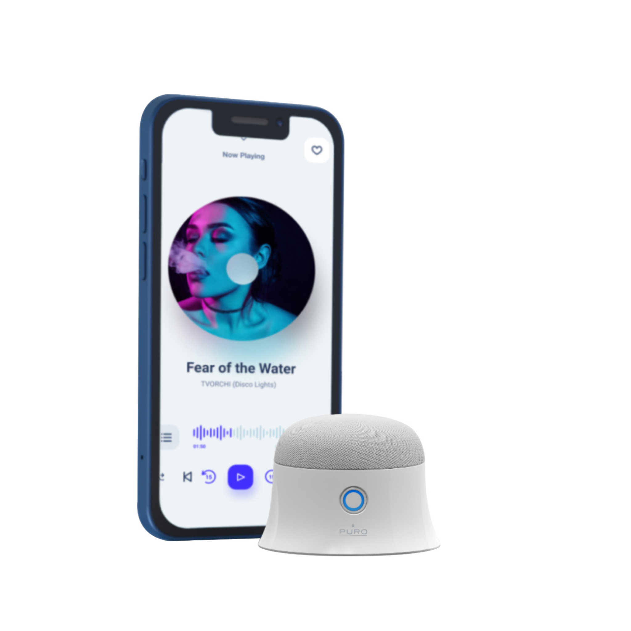 PURO Compact Mag Go-högtalare kompatibel med MagSafe