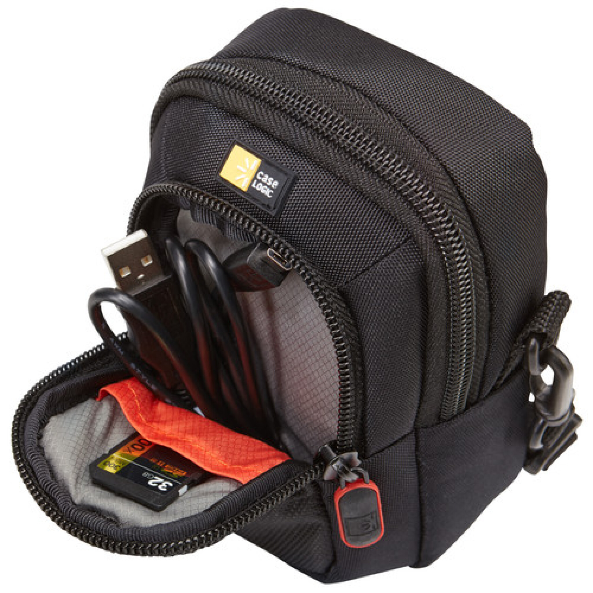 Case Logic Advanced Point & Shoot Camera Case. Svart