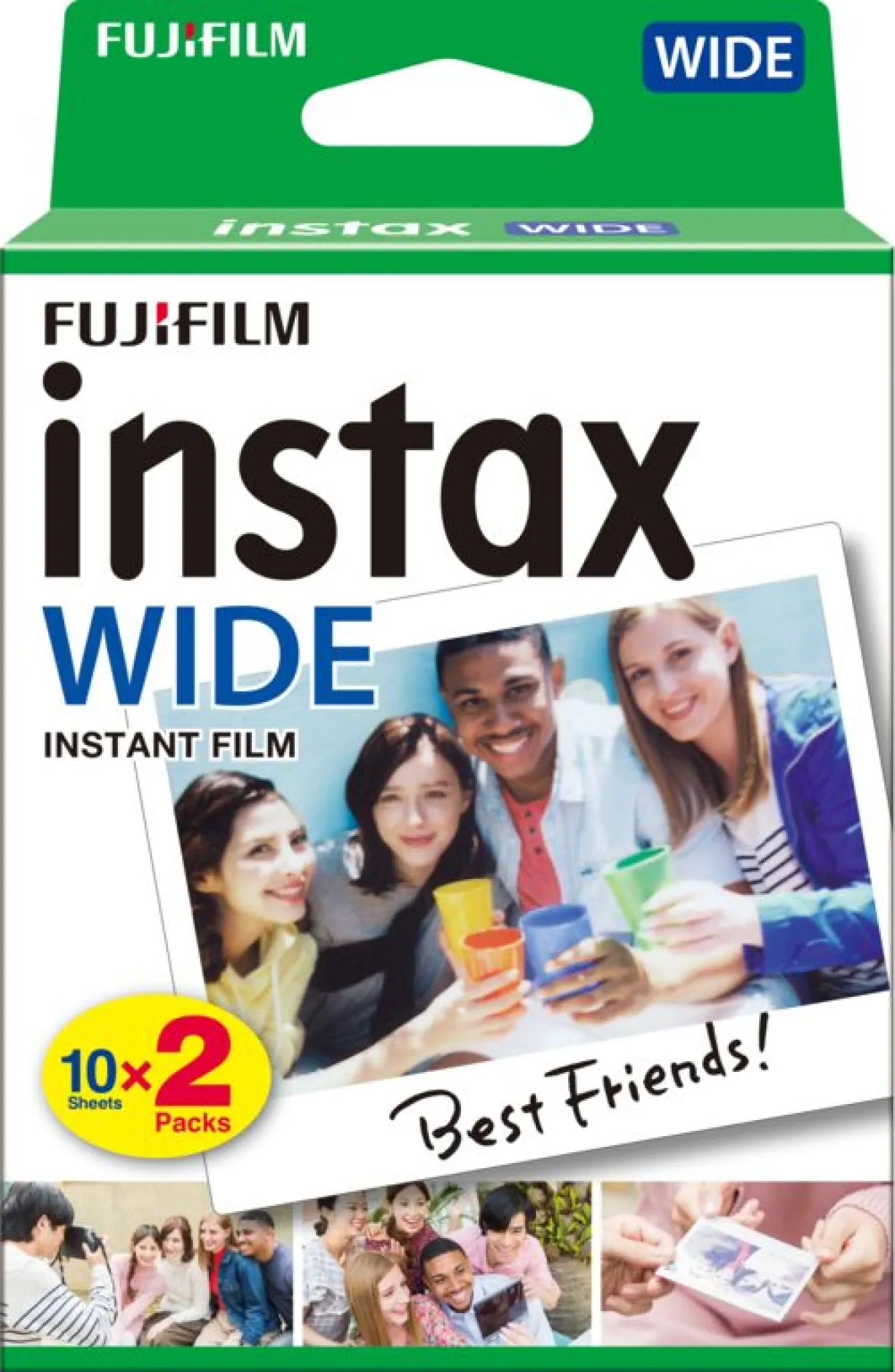 INSTAX vidvinkelfilm. 20 bilder