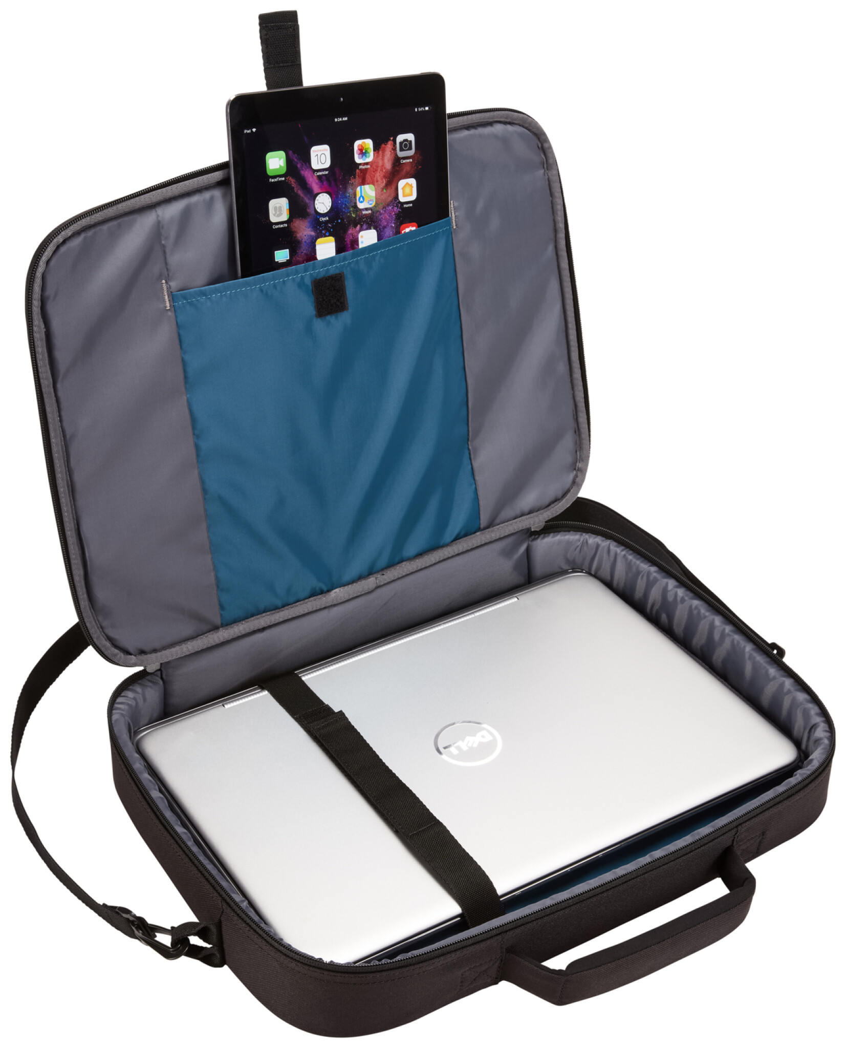 Case Logic Advantage 15,6" Laptop Briefcase. Svart