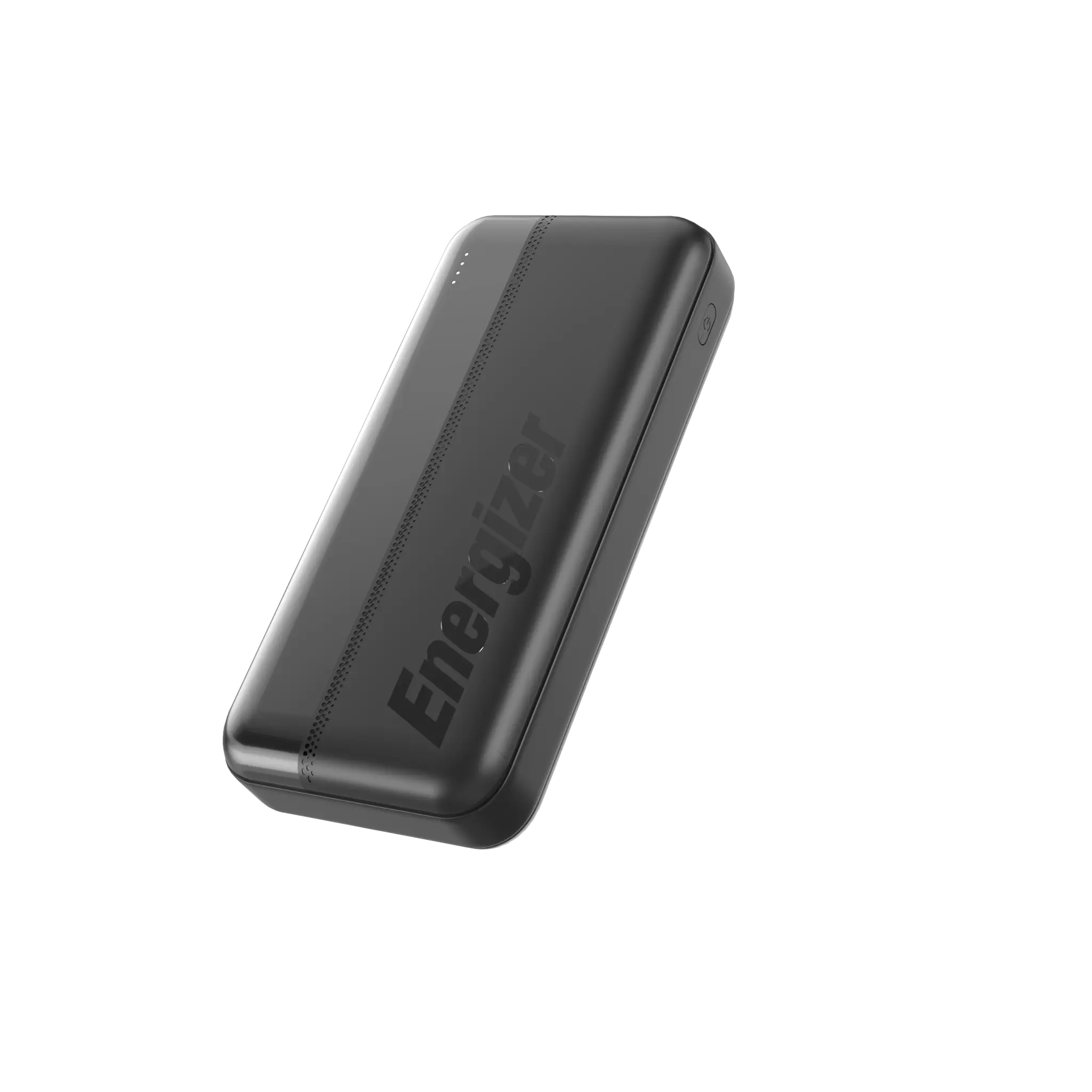 Energizer 20K Power Bank med dubbla USB-C- och USB-A-portar. Svart