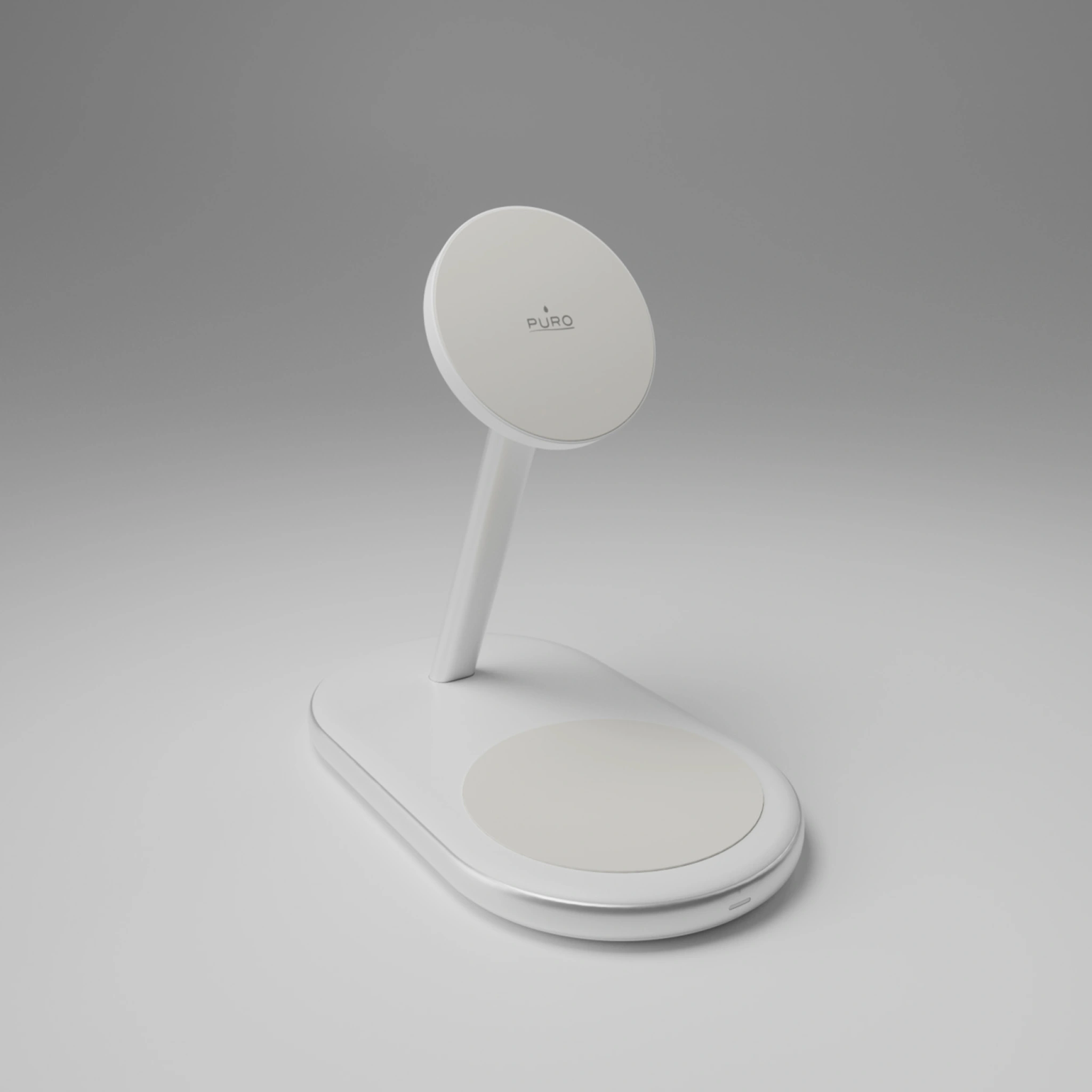 PURO 2-i-1 laddningsstation med Qi2-teknik