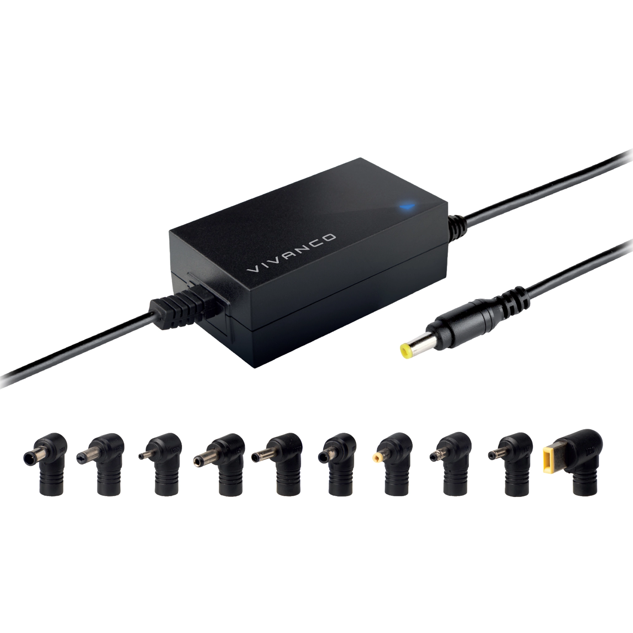 Vivanco Universellt nätaggregat för bärbara datorer och netbooks, 70W