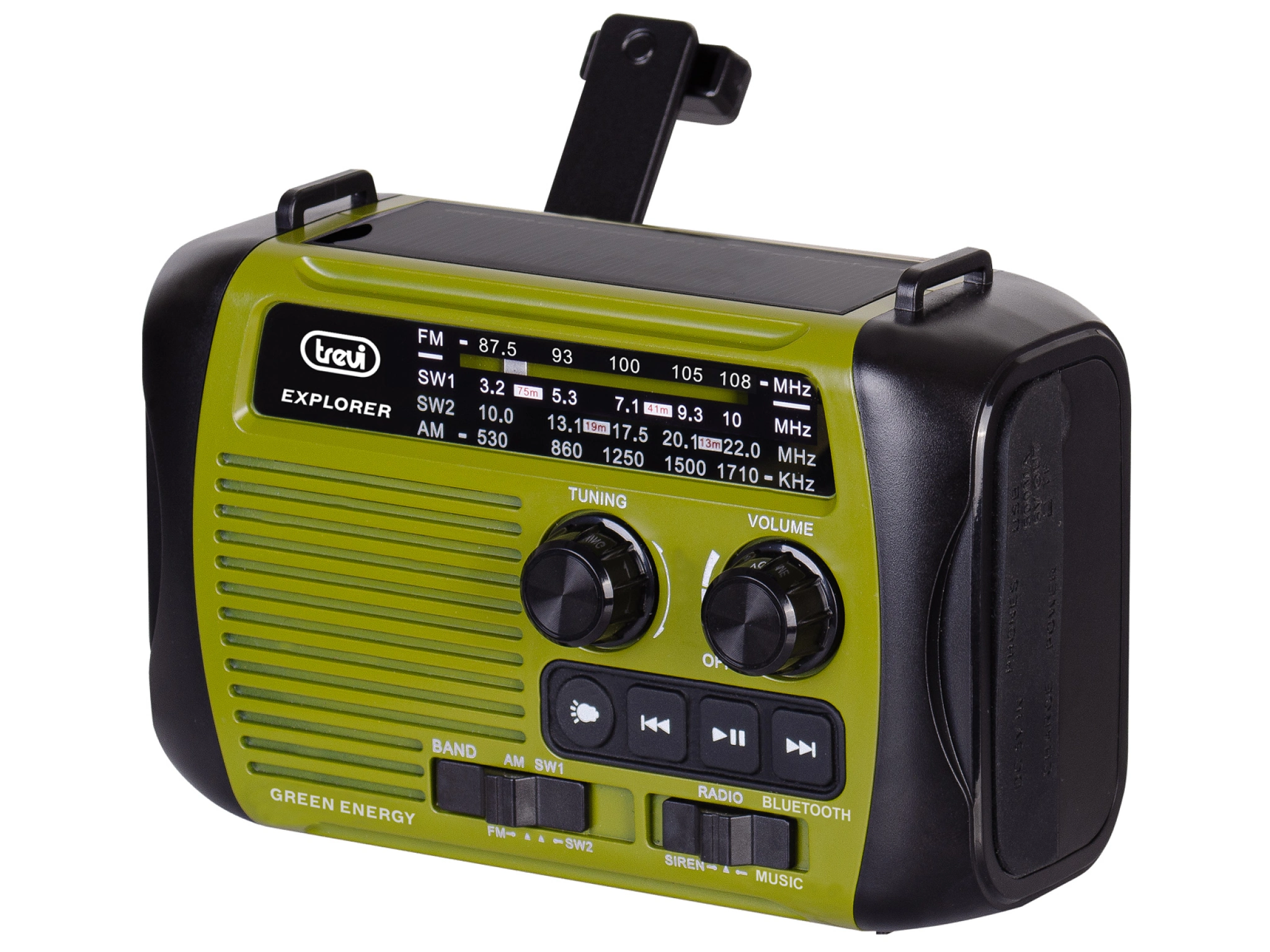 Trevi RA 7F 30 Bluetooth® Radio. Grön