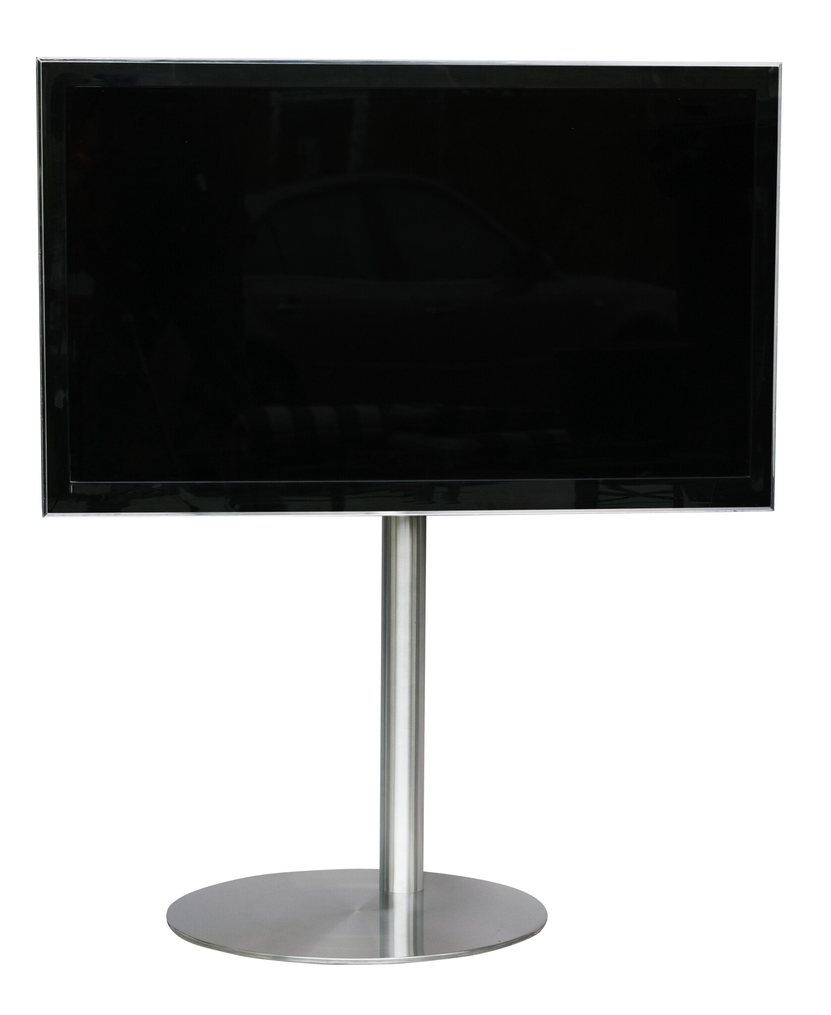 Sinox StandView TV-golvstativ med vridbar topp. 26"-65". Aluminiumfinish