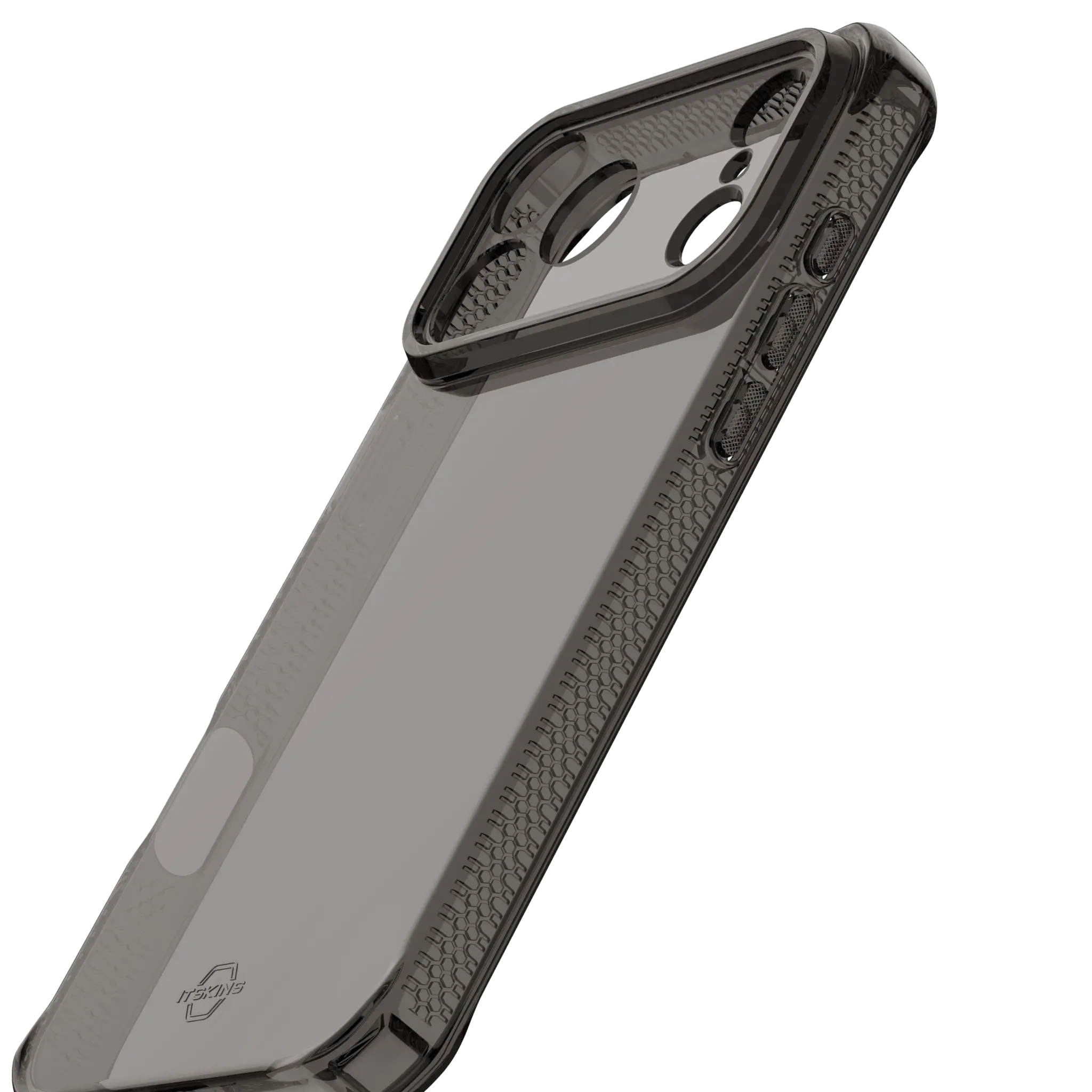 ITSKINS SPECTRUM CLEAR-skydd för iPhone 17 Pro®. Rök