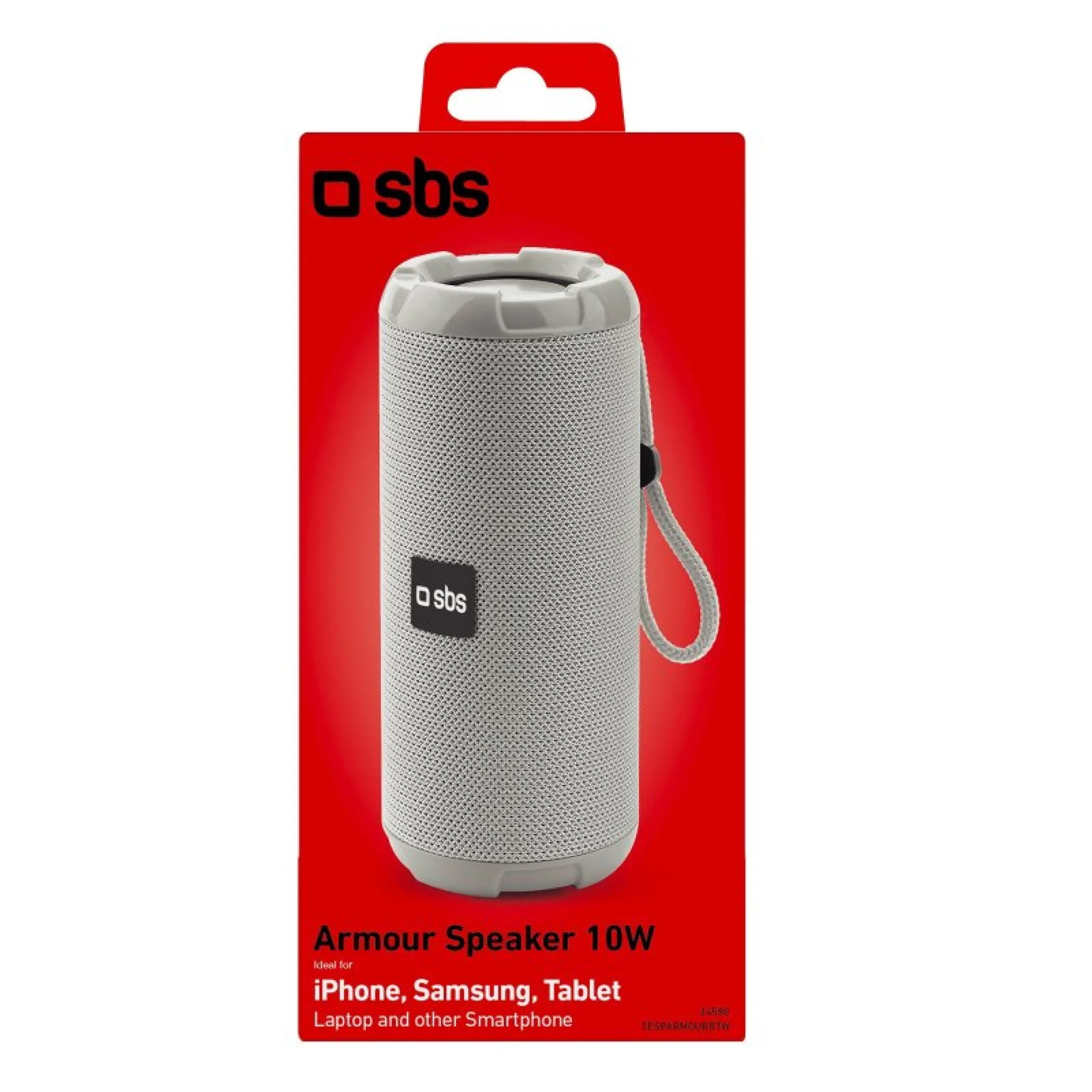 SBS Armour 10W trådlös högtalare. Grå