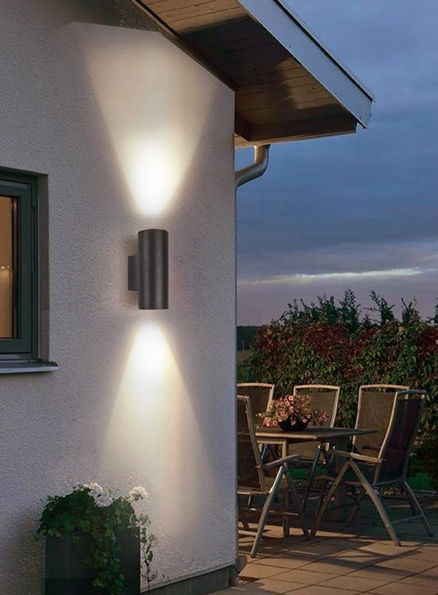 FOX vägglampa LED. Mattsvart