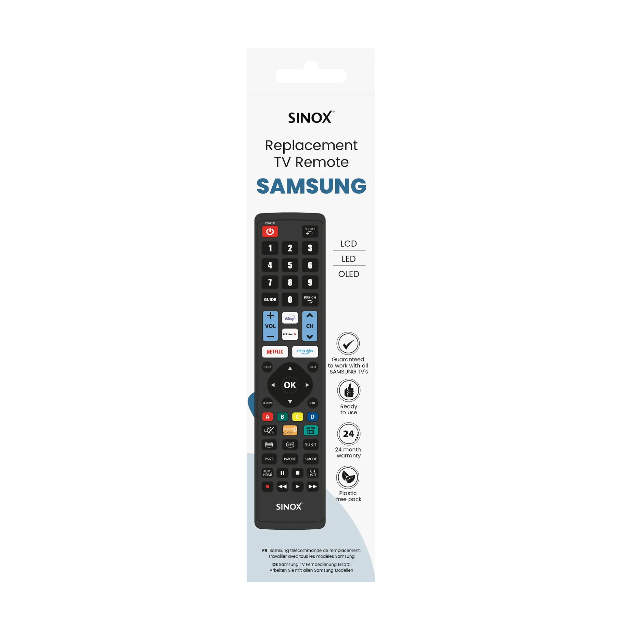 Sinox fjärrkontroll för Samsung