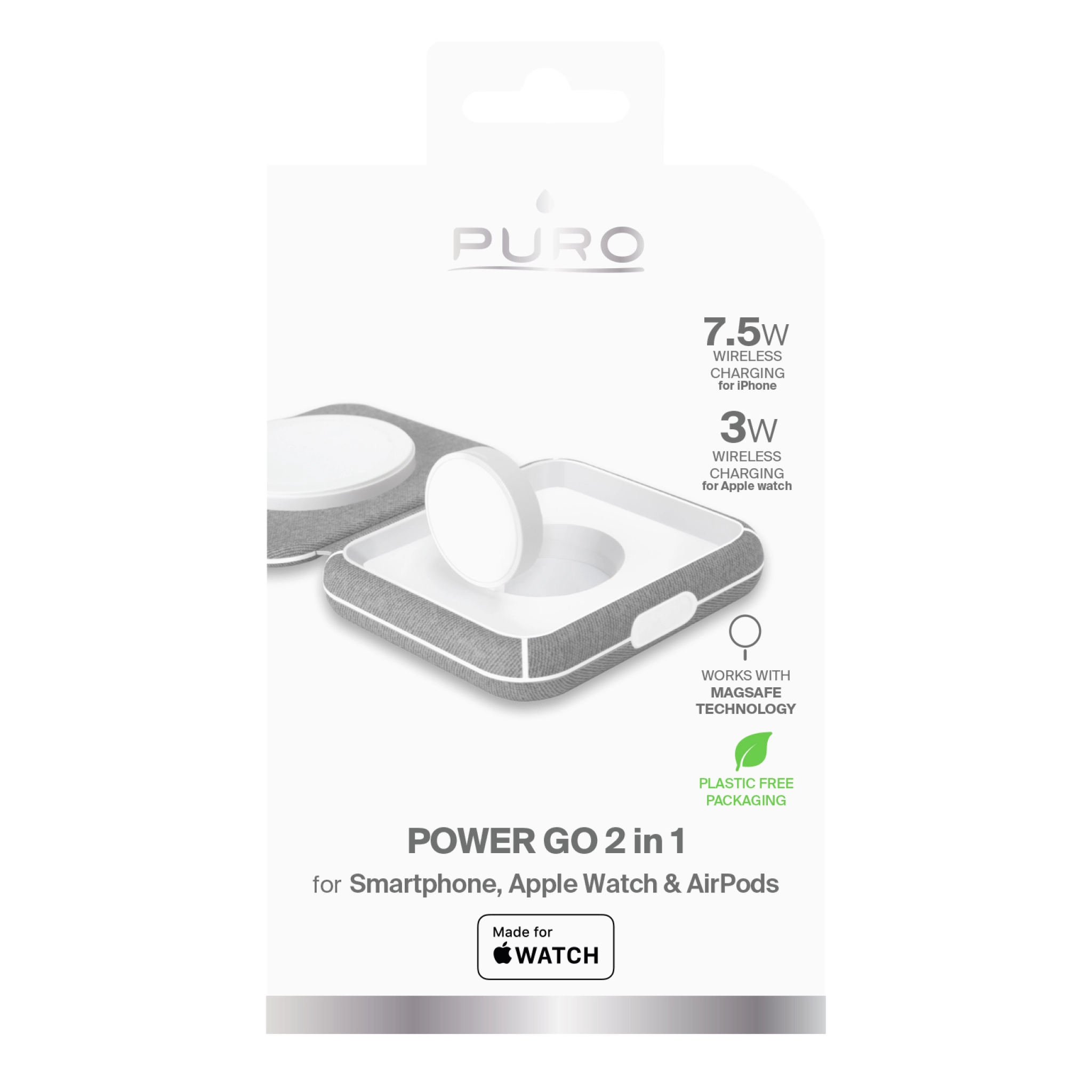 PURO Power Go 2-i-1 laddningsmodul