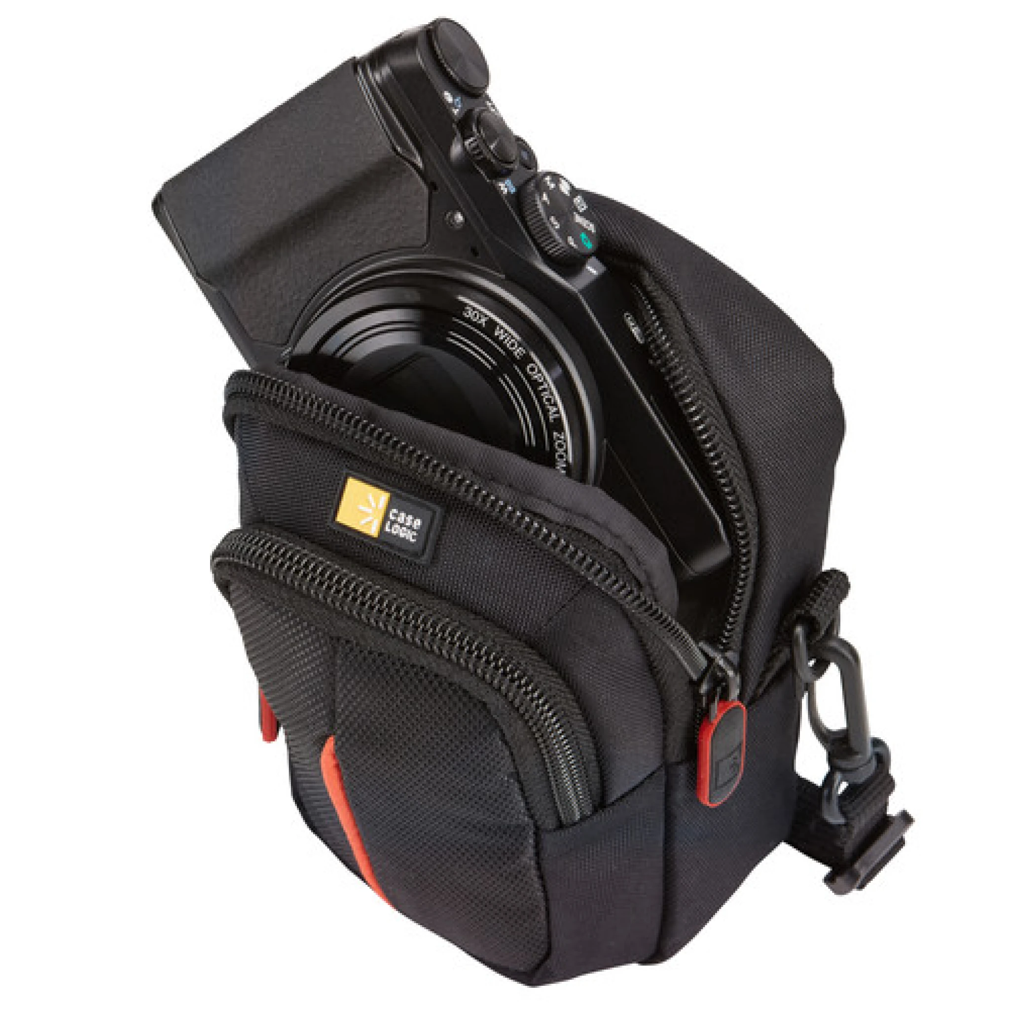 Case Logic Advanced Point & Shoot Camera Case. Svart