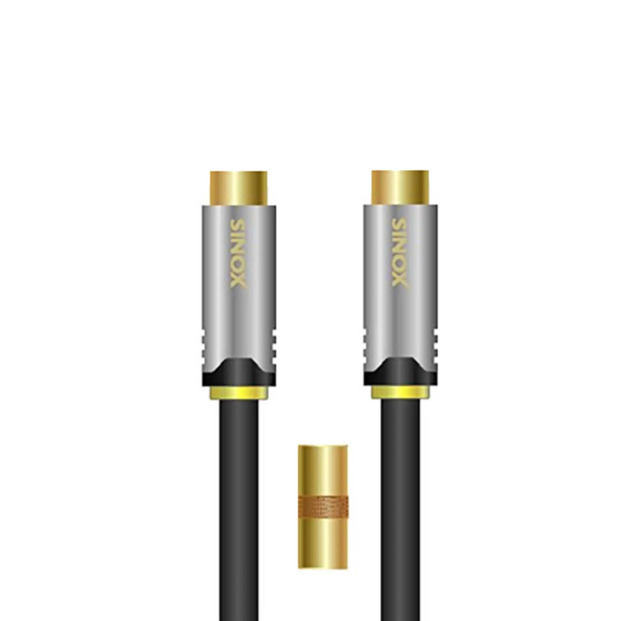 Sinox SHD Antennkabel. 3m. Svart
