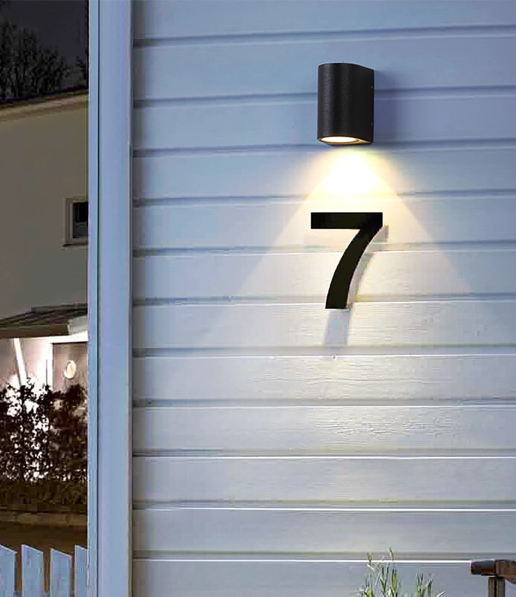 NOME vägglampa LED. Antracit