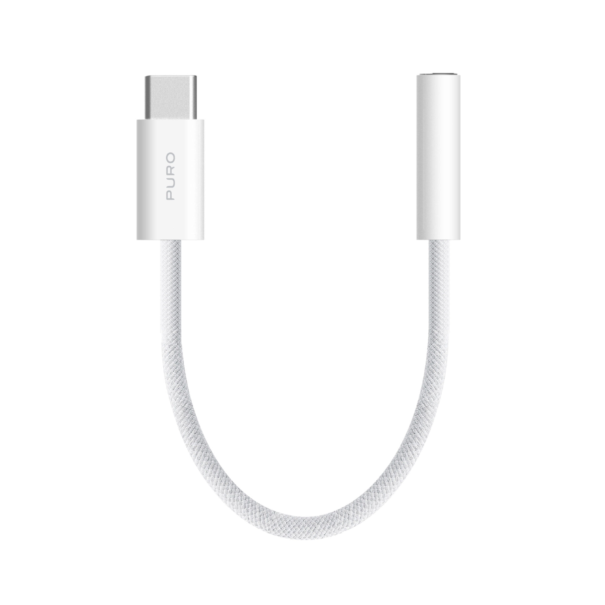 PURO USB-C-adapter för hörlursuttag 3,5 mm, 15 cm