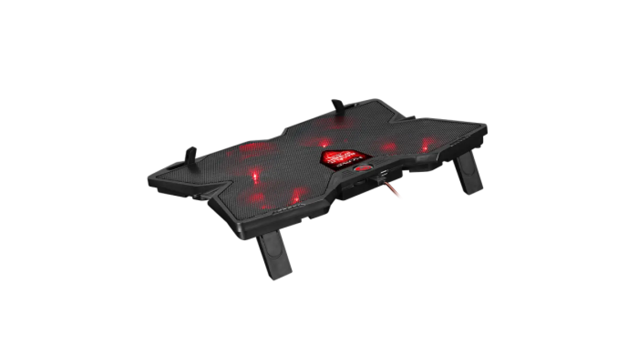 Marvo Laptop Cooling Stand. Svart/röd