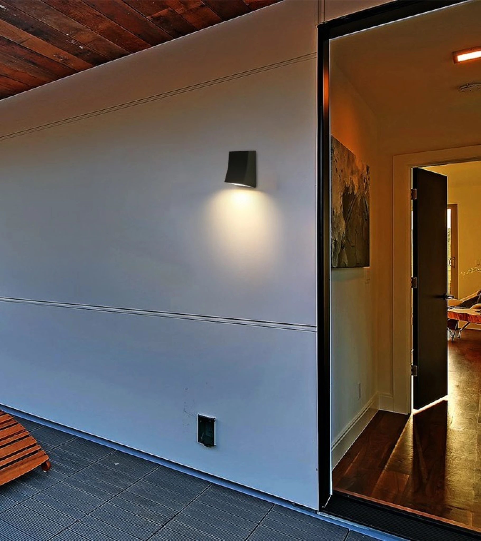 SLIDE vägglampa LED. Antracit