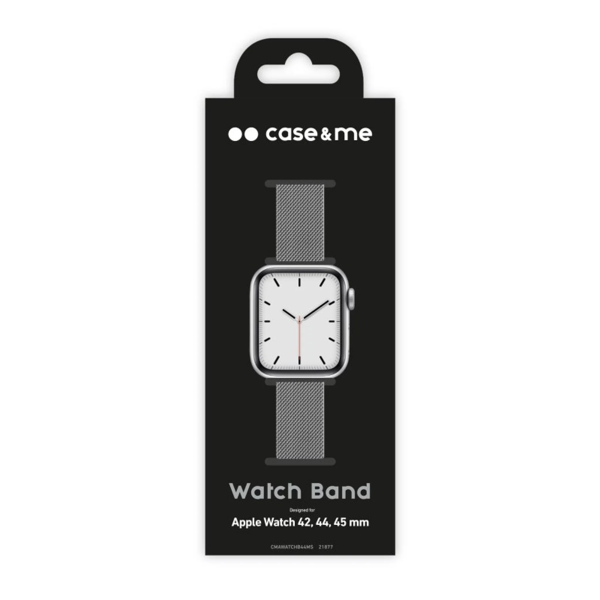 SBS armband för Apple Watch®. 42/44/45 mm. Silver