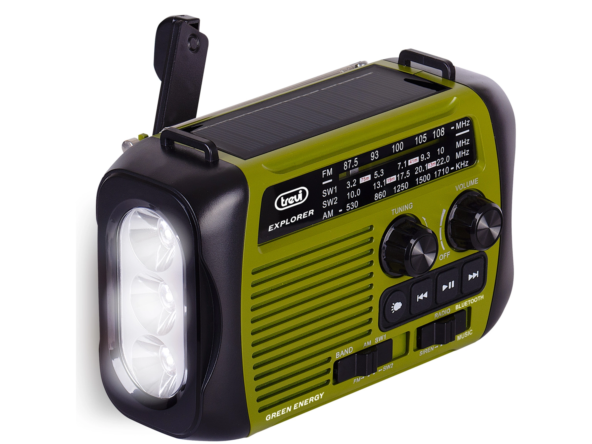 Trevi RA 7F 30 Bluetooth® Radio. Grön