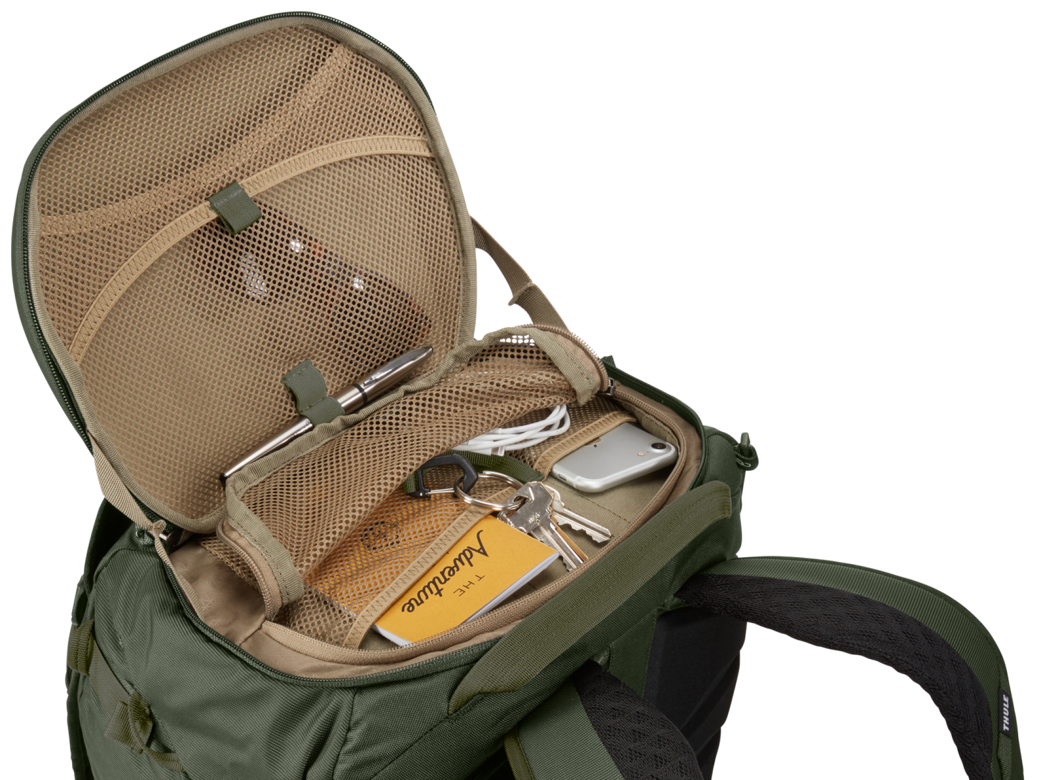 Thule Landmark 60L backpackingryggsäck. Dark Forest Green