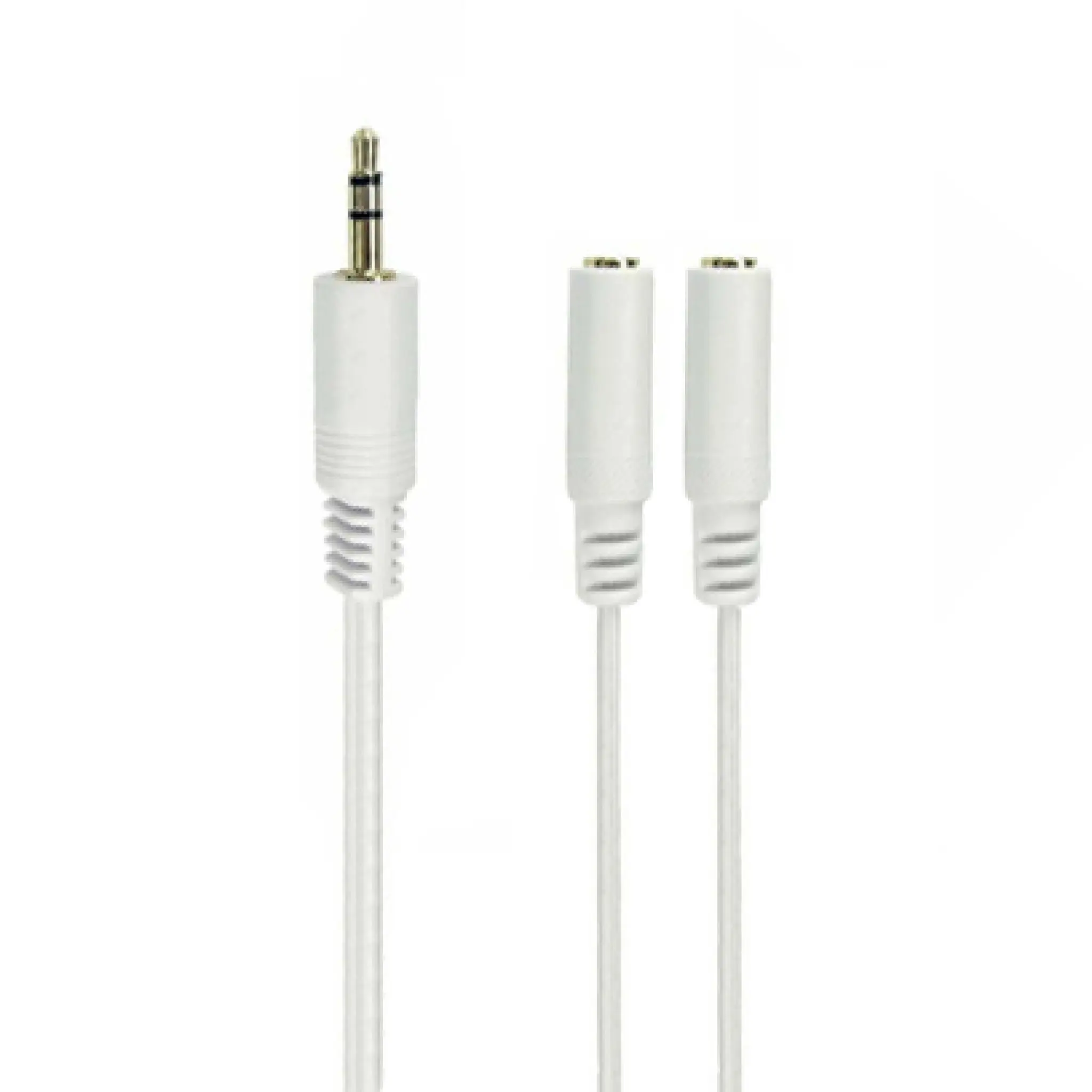 Sinox One Hörlurssplitter. 0,2m. Vit