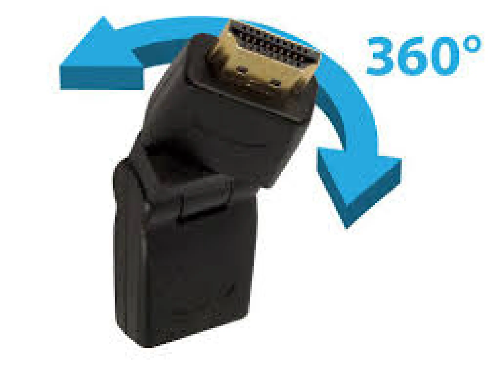 Sinox HDMI™-kabel med Ethernet. 1m. Grå/svart