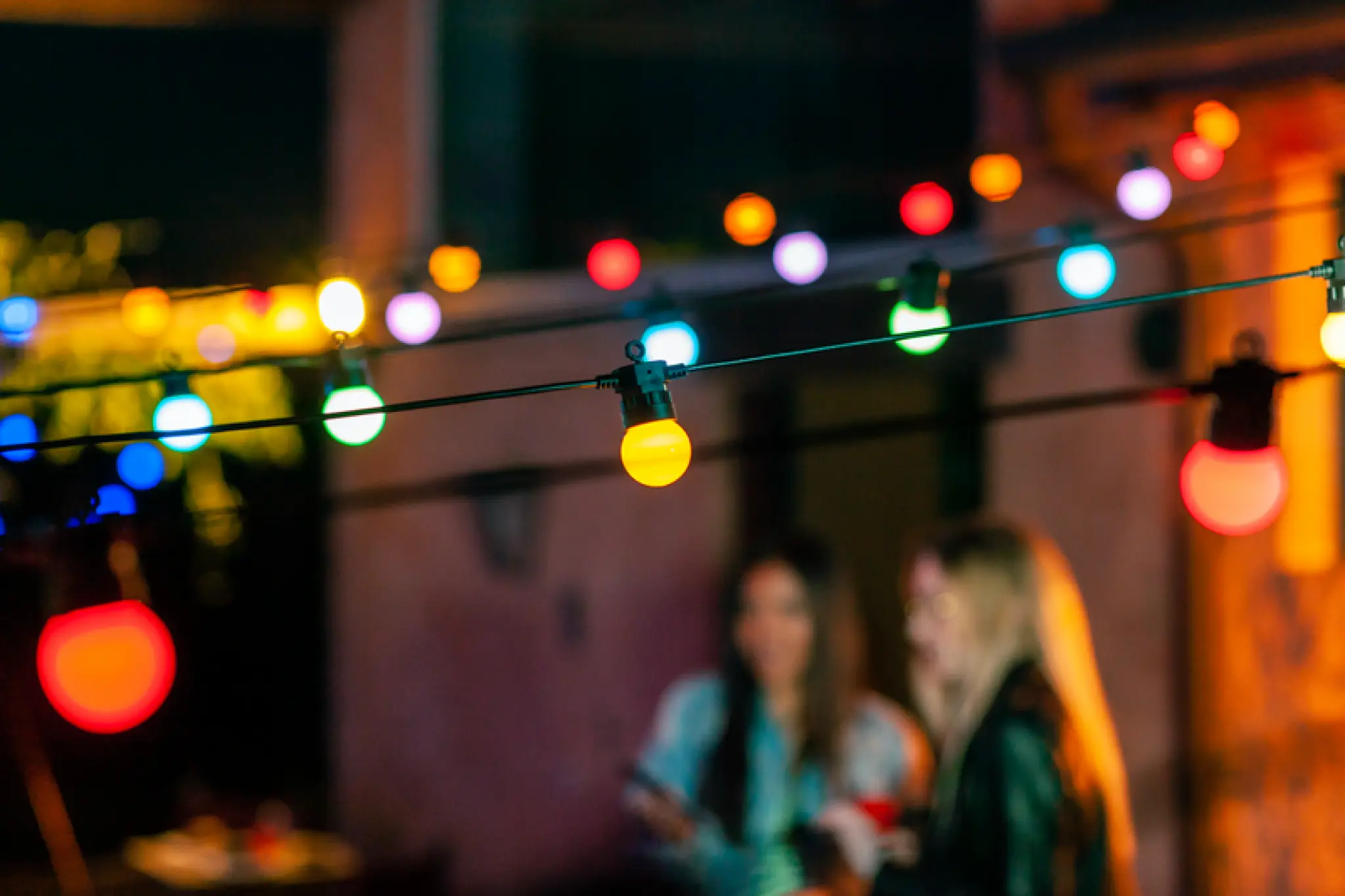 Twinkly Festoon. 10m. Black Cable