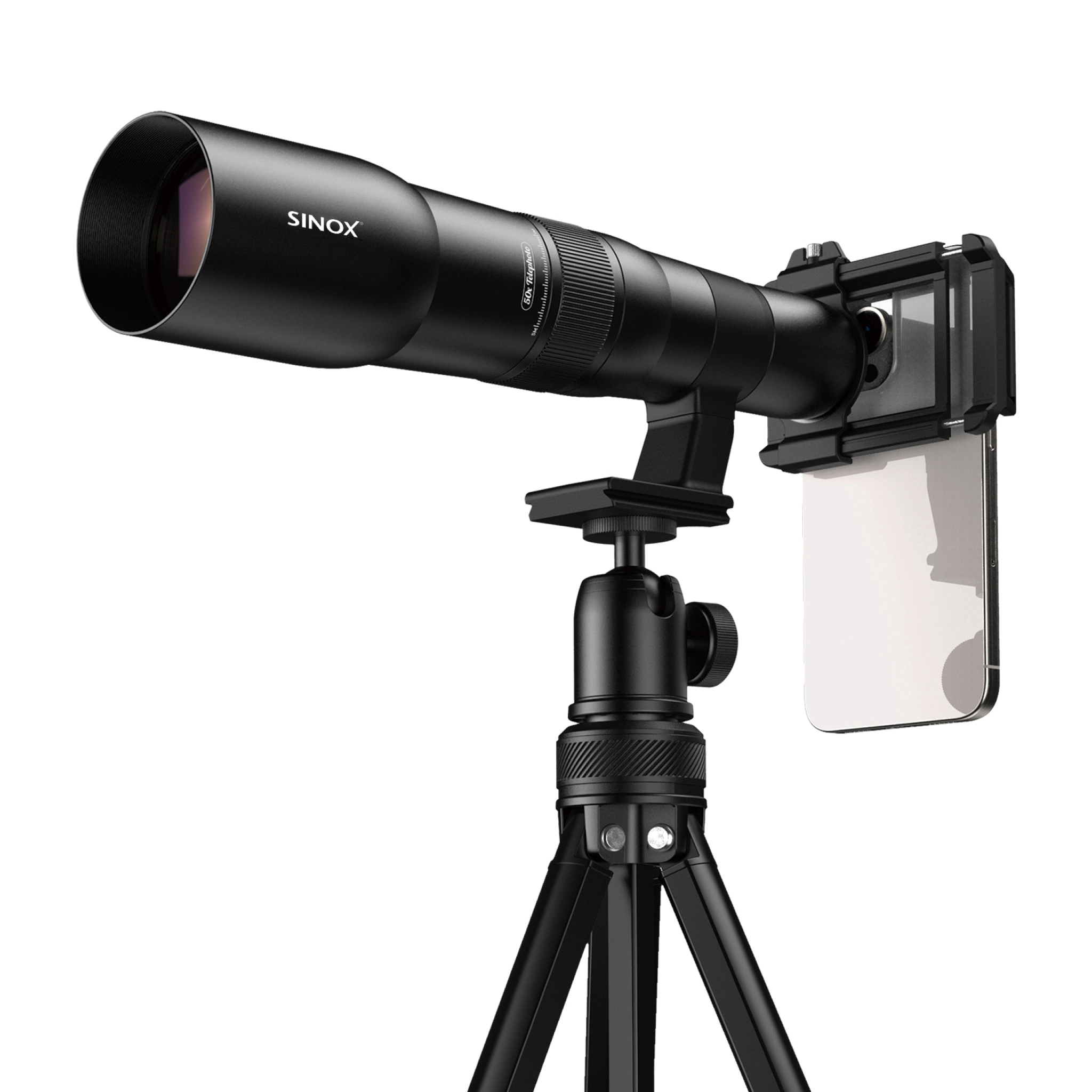 Sinox Lifestyle 50x Teleobjektiv Kit. Svart