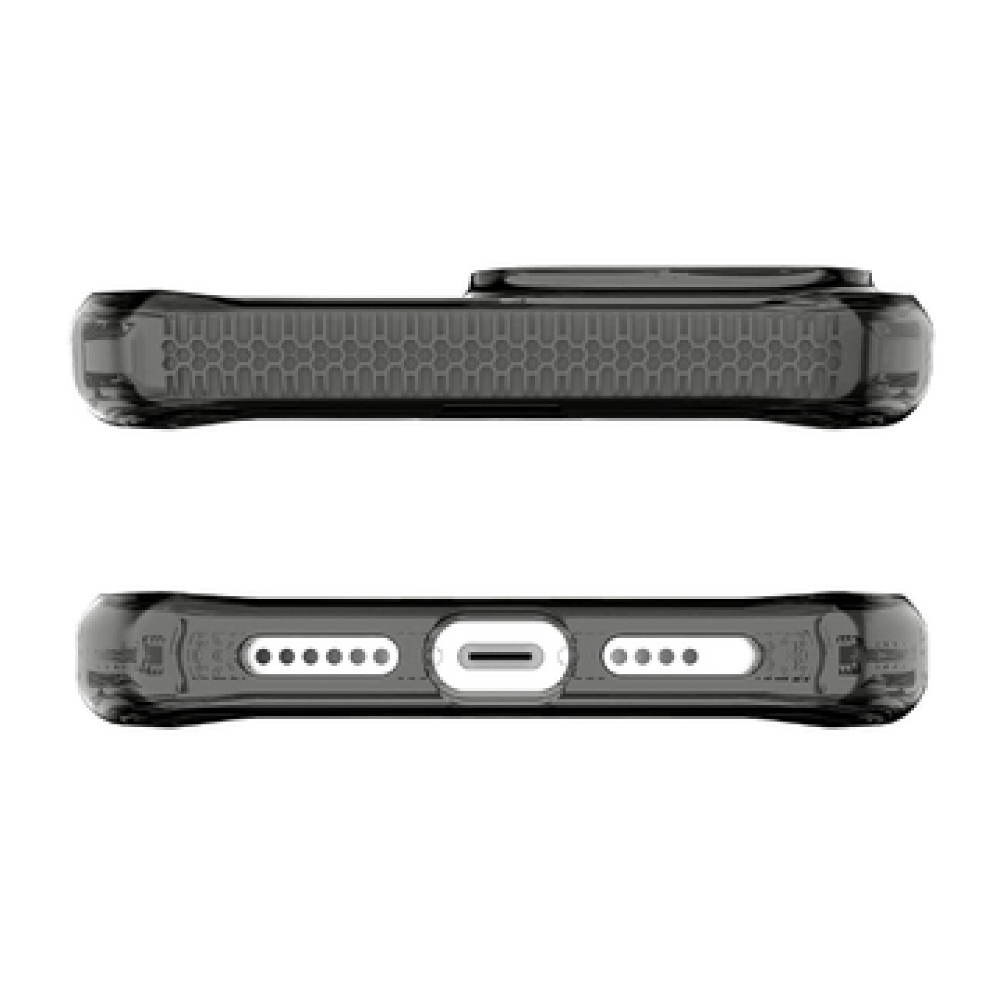 ITSKINS SUPREME CLEAR skal för iPhone 13 Pro®. Smoke och transparent