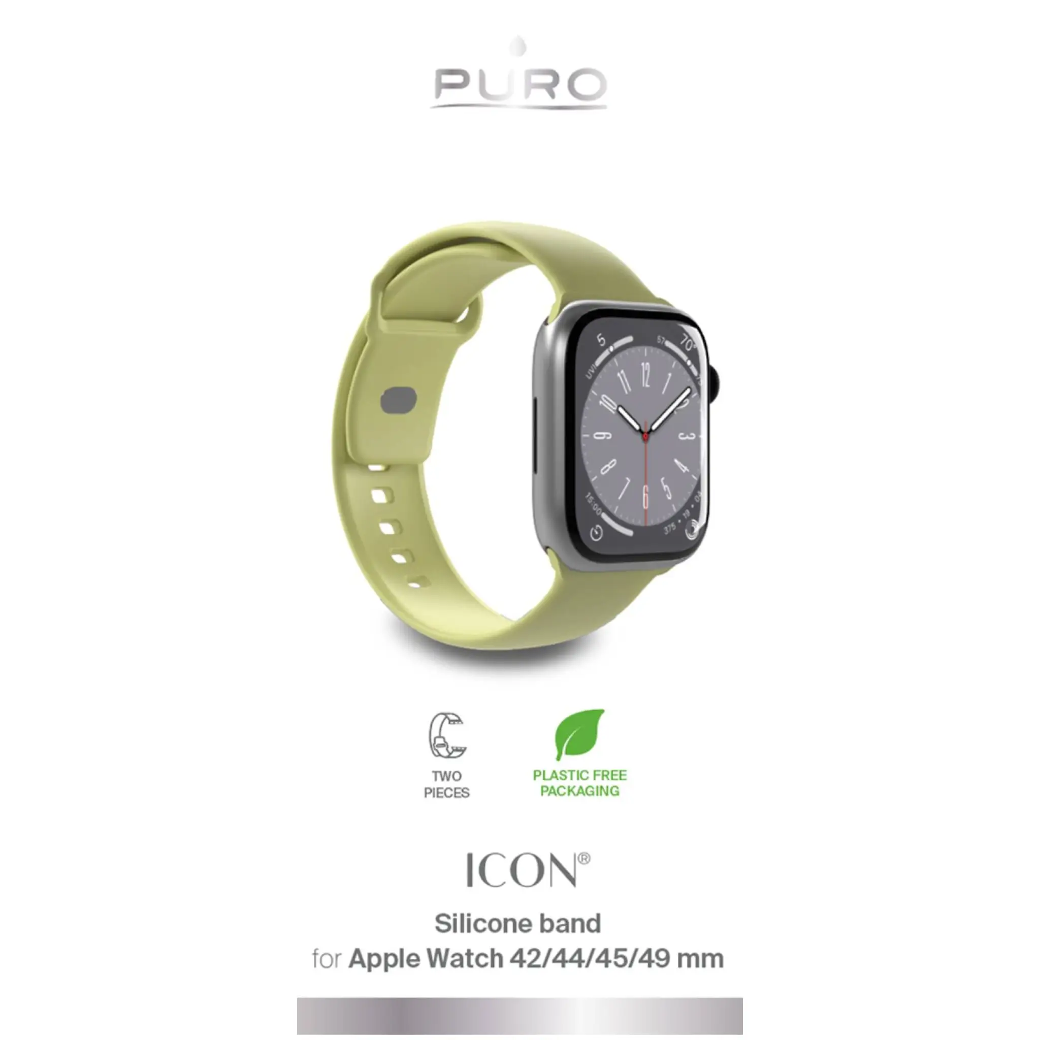 PURO ICON Armband för Apple Watch 42-44-45-46-49mm