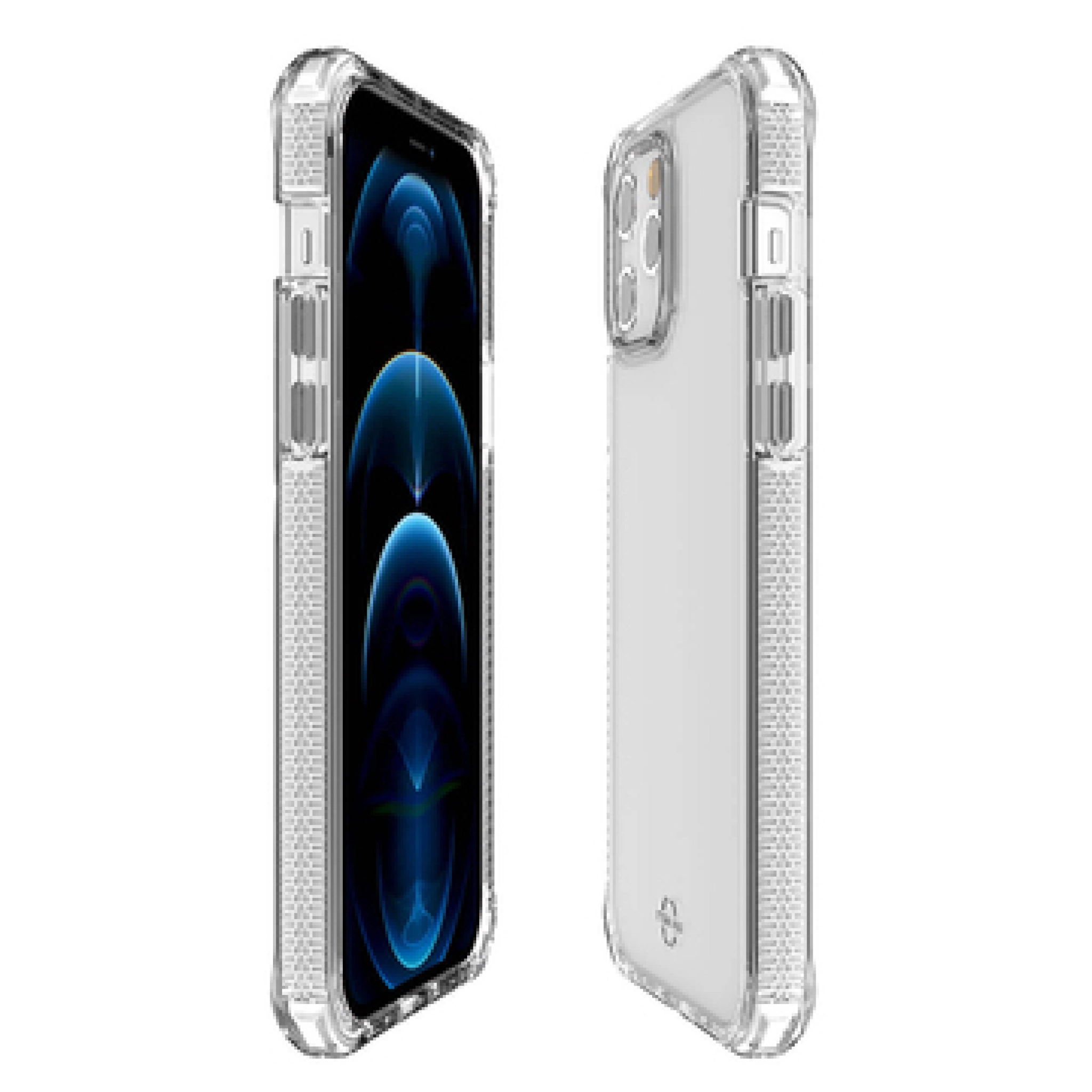 ITSKINS SUPREME CLEAR skal för iPhone 12 / 12 Pro®. Vit och transparent
