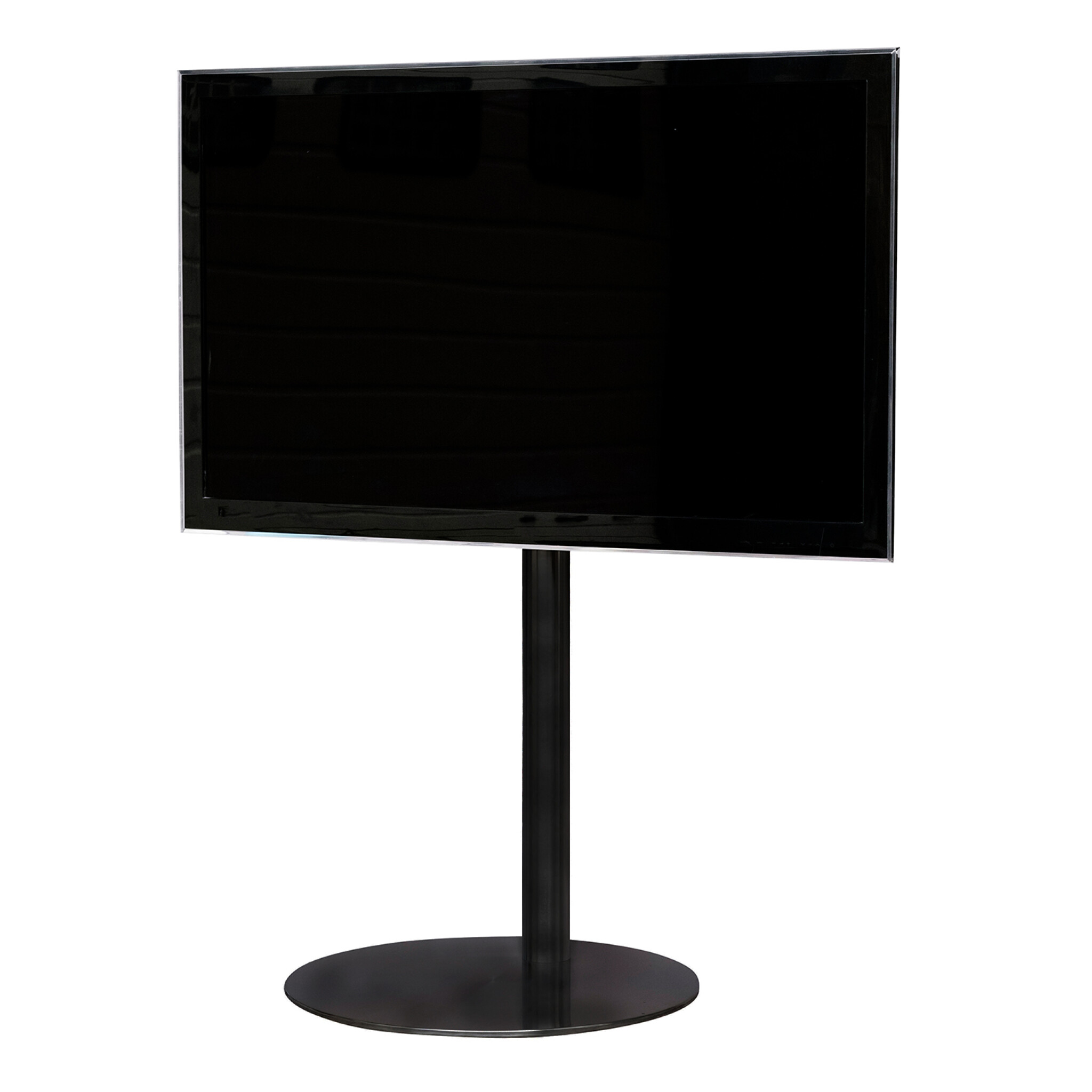 Sinox StandView TV-golvstativ med vridbar topp. 26"-65". Mattsvart