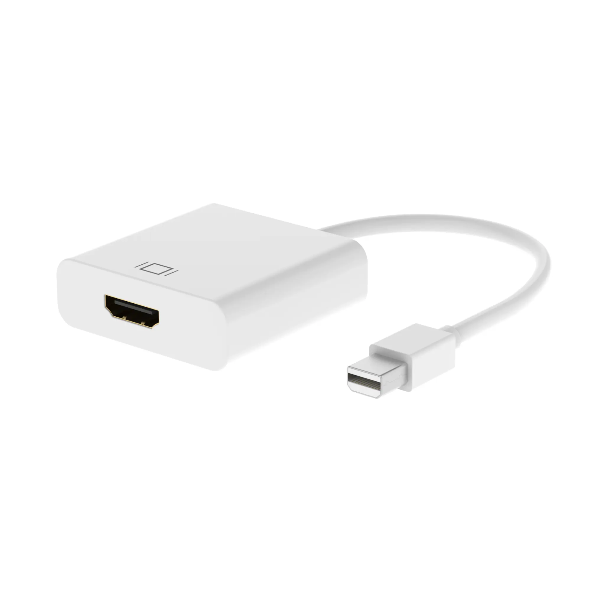 Sinox Mini DP - HDMI™ adapter. 0,15m. Vit