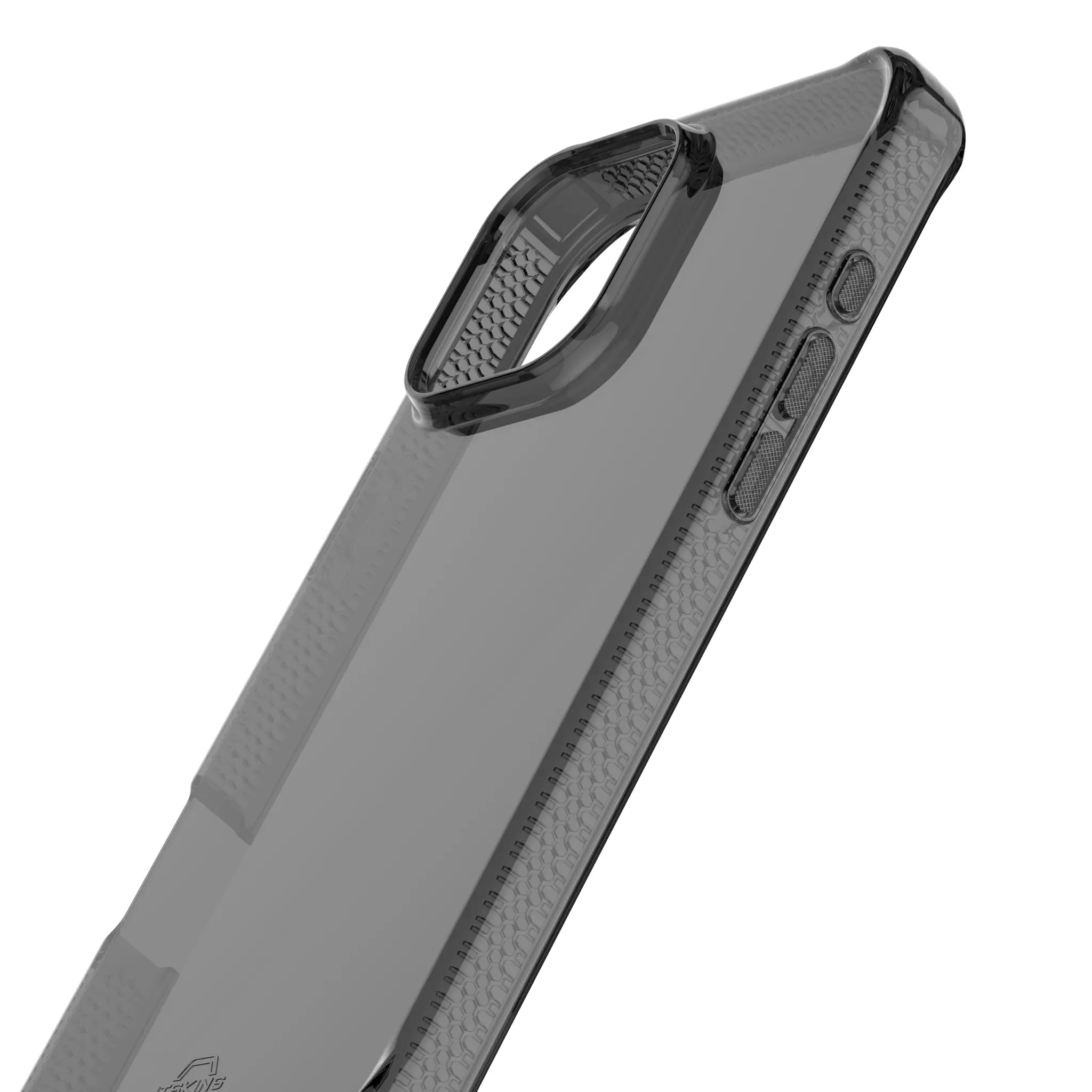 ITSKINS SPECTRUM CLEAR-skydd för iPhone 16 Pro Max®. Rök