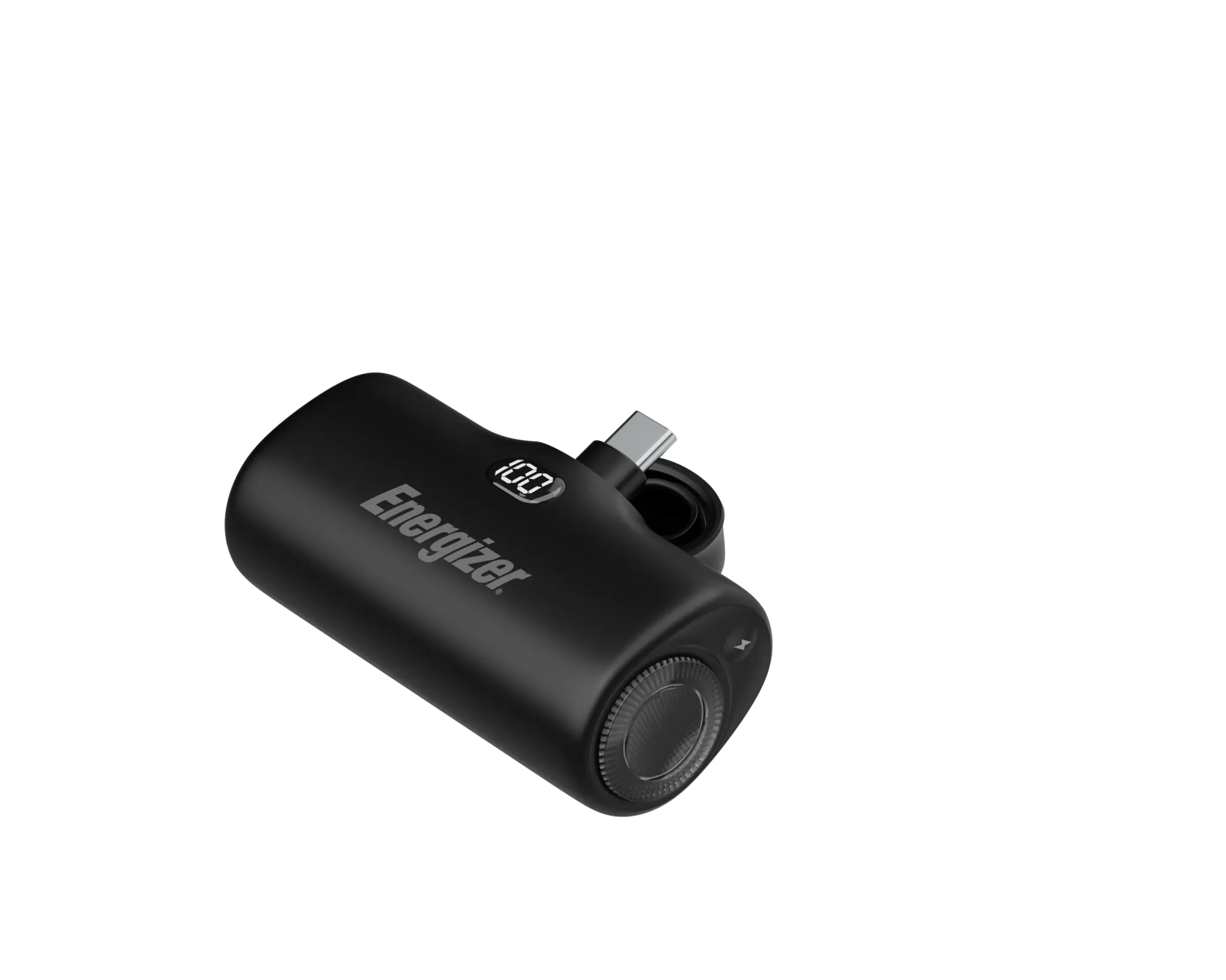 Energizer 22,5W snabbladdande plug-in mini powerbank. Svart