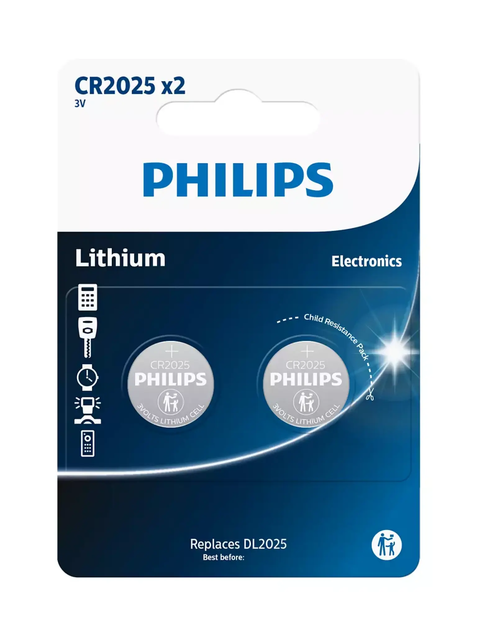 Philips Lithium CR2025