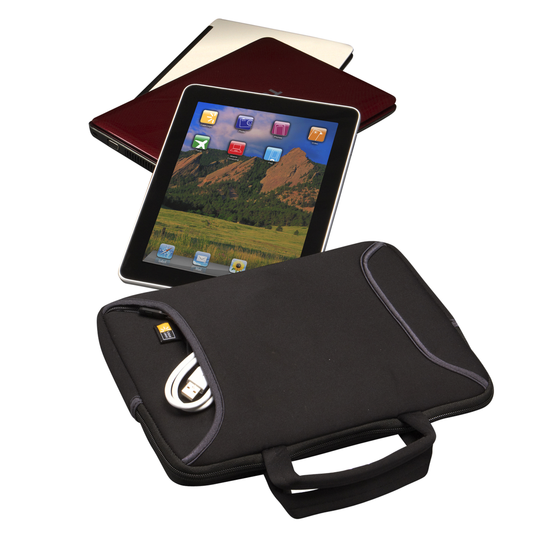 Case Logic Sleeve för iPad/tablet. Svart