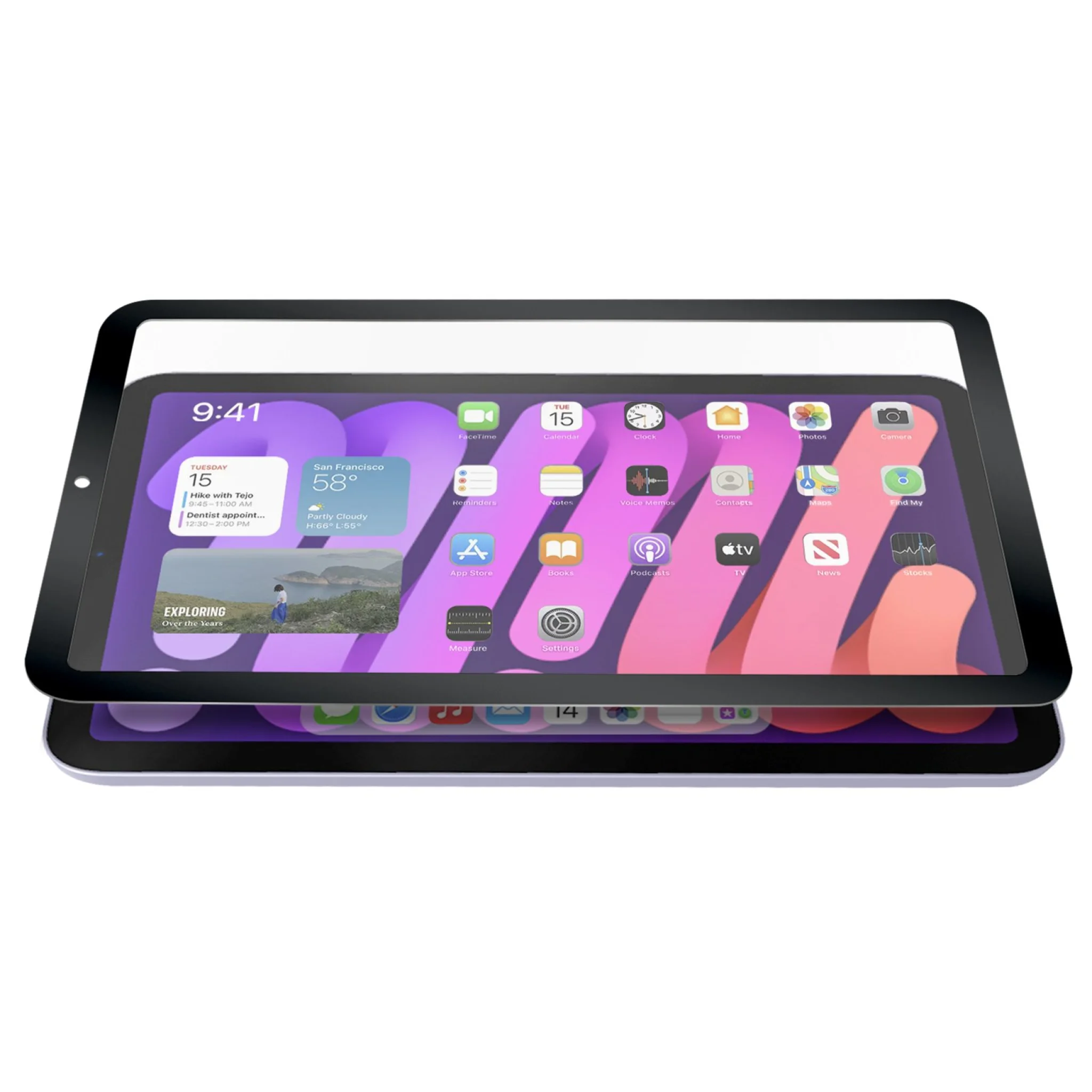 Helskärms SBS skyddsglas i flexibelt material för iPad Mini 6®