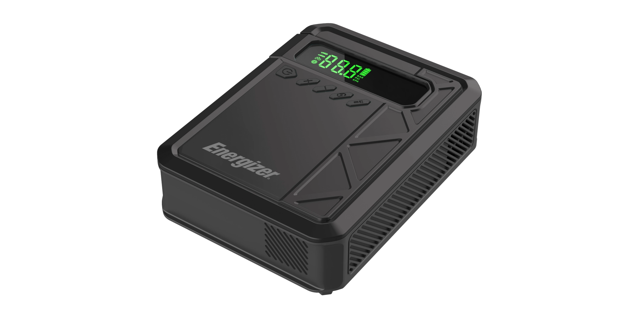 Energizer däckpump och starthjälp. Svart