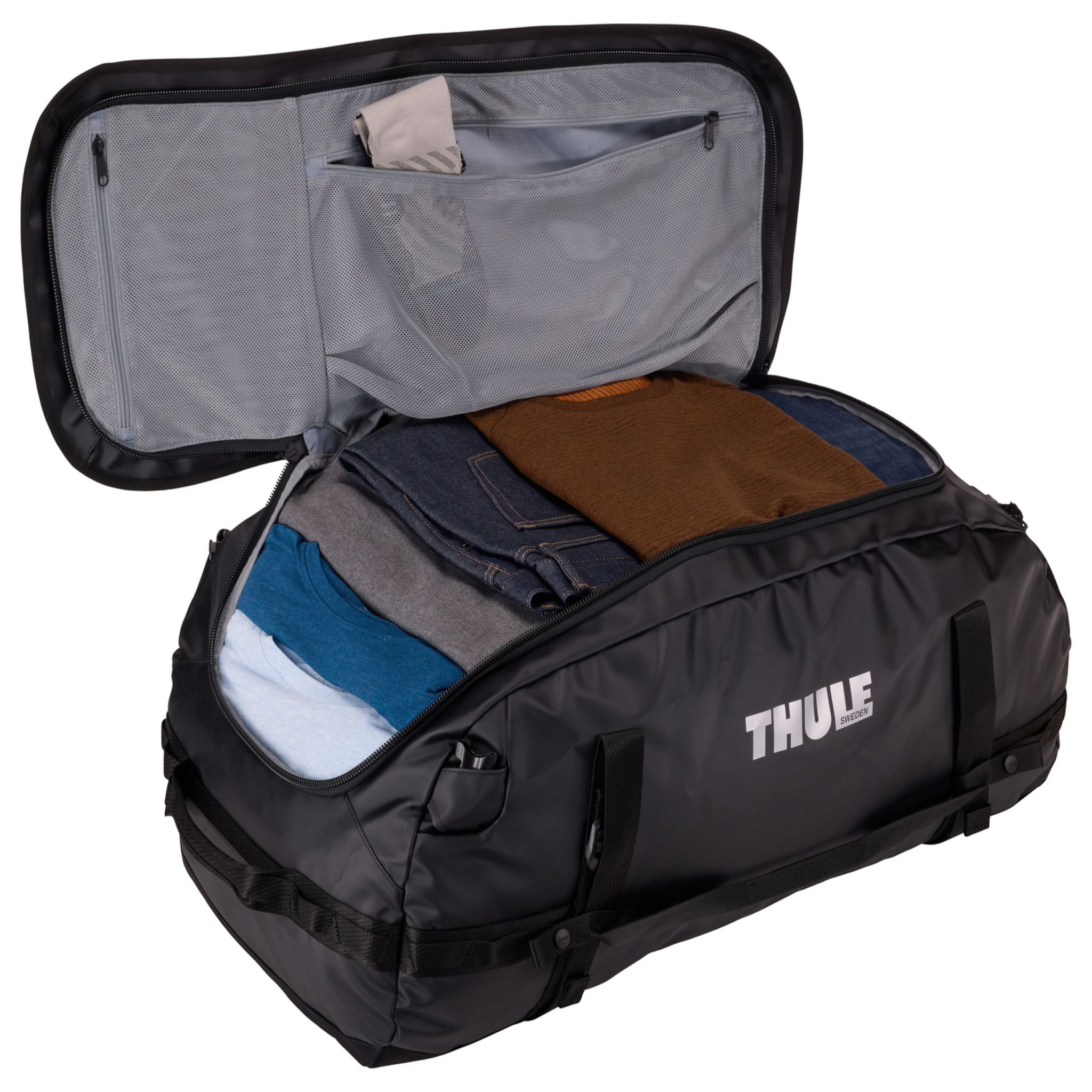 Thule Chasm Duffel 90L. Svart 