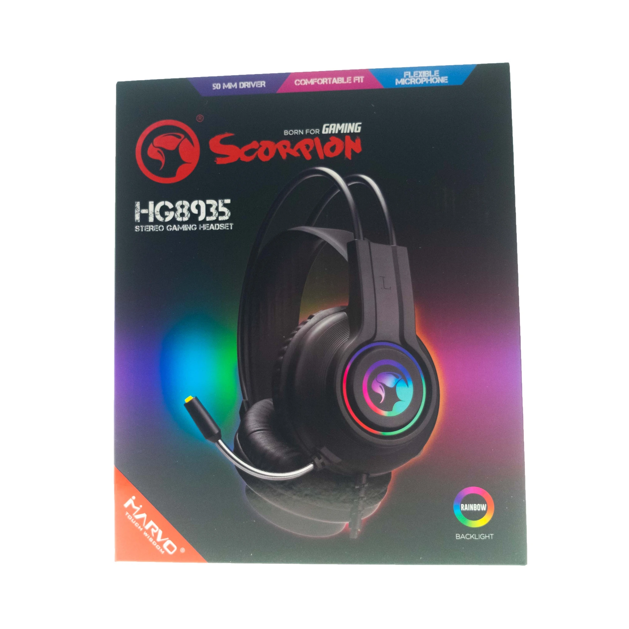 Marvo Gaming Headset with mic. Black