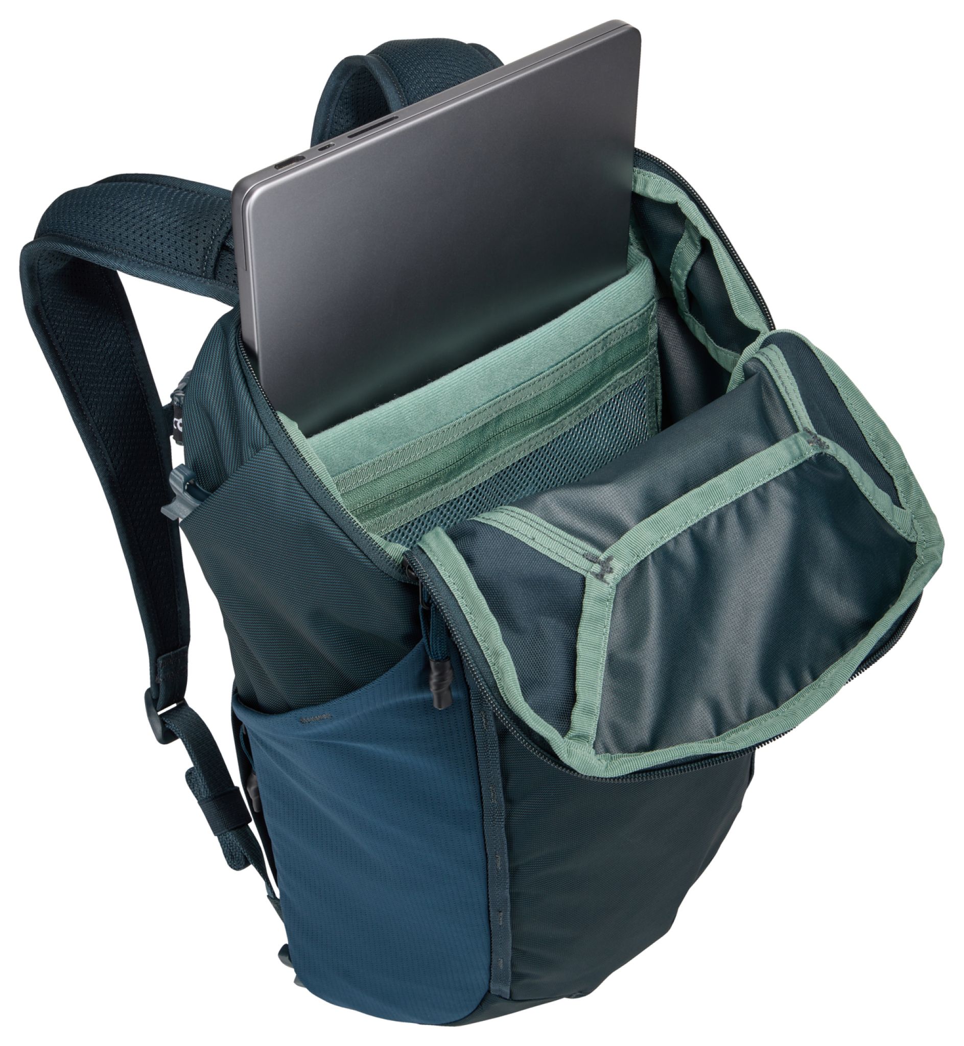 Thule Landmark 70L resepackning. Mörkaste blå